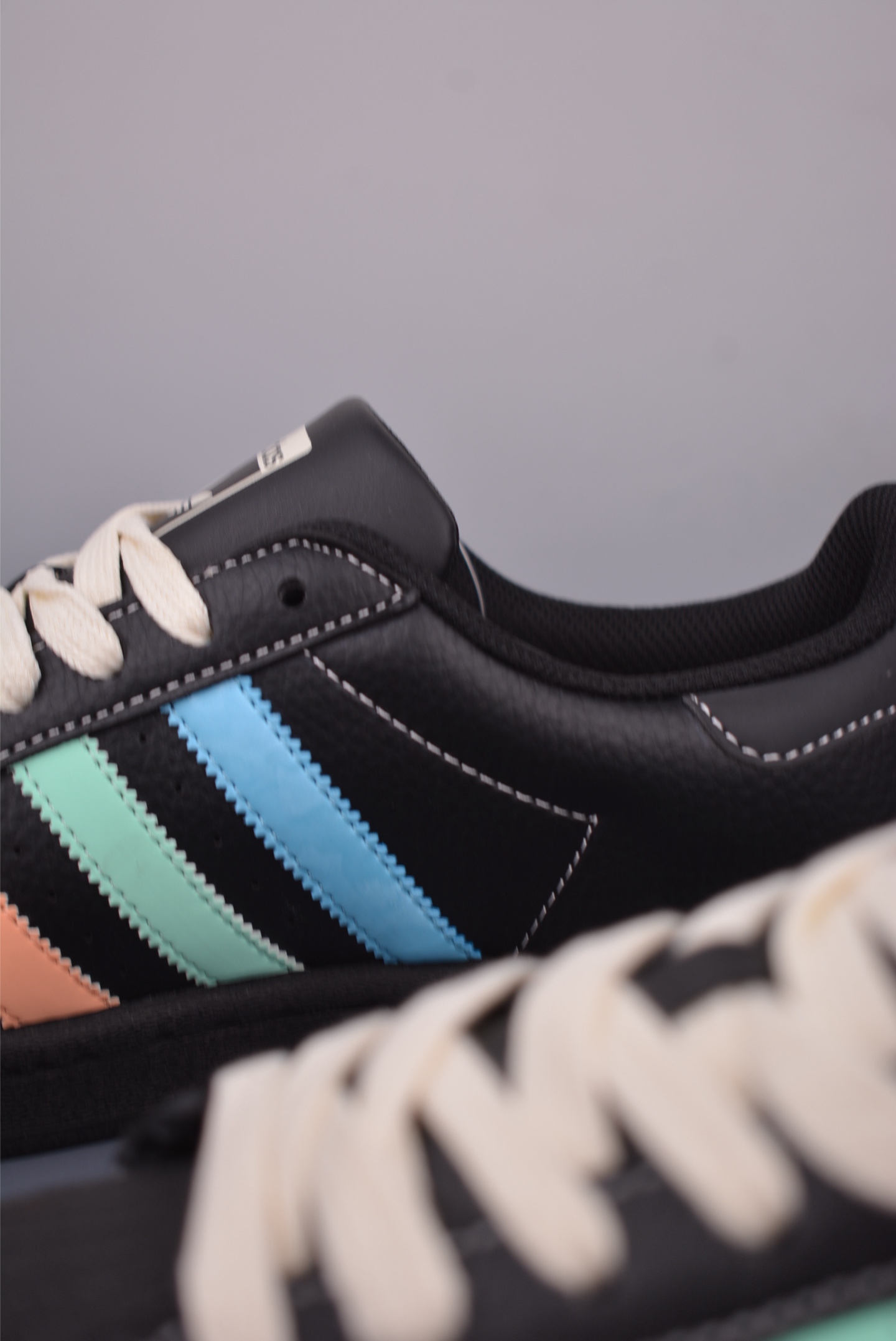 Adidas Originals Superstar x Sesame Street Black Leather Sneakers 9 i1751060486463 7963 0 7
