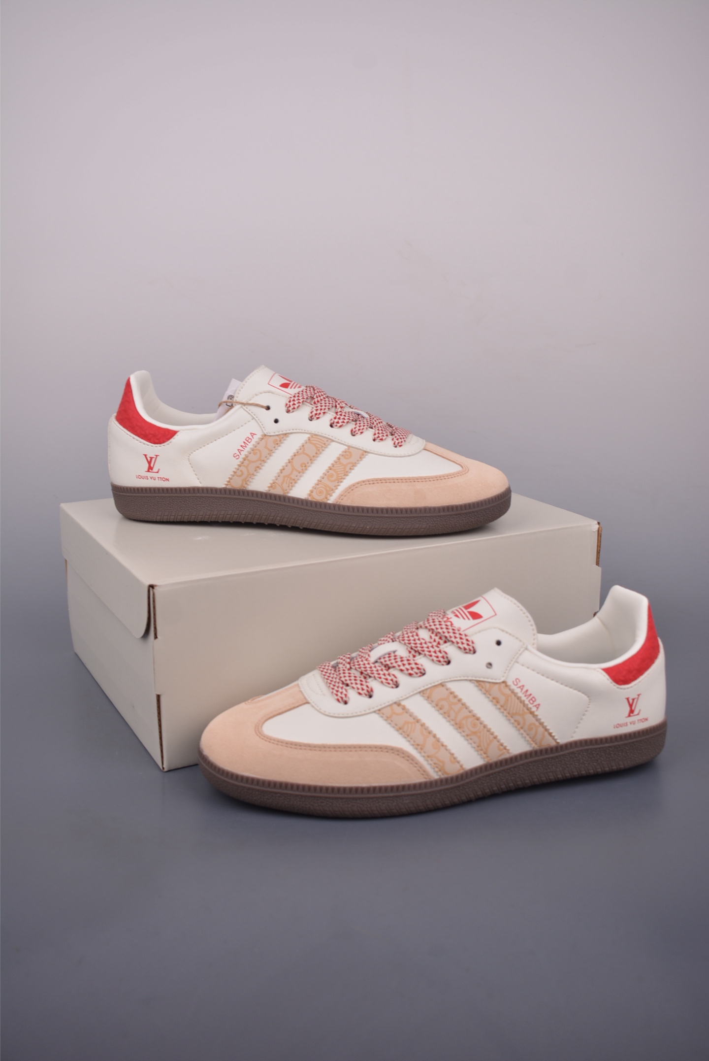 Adidas Samba OG DIY X Burberry Vintage Sneakers, Leather Upper, OrthoLite Sockliner 3 i1751060571158 2014 0 2