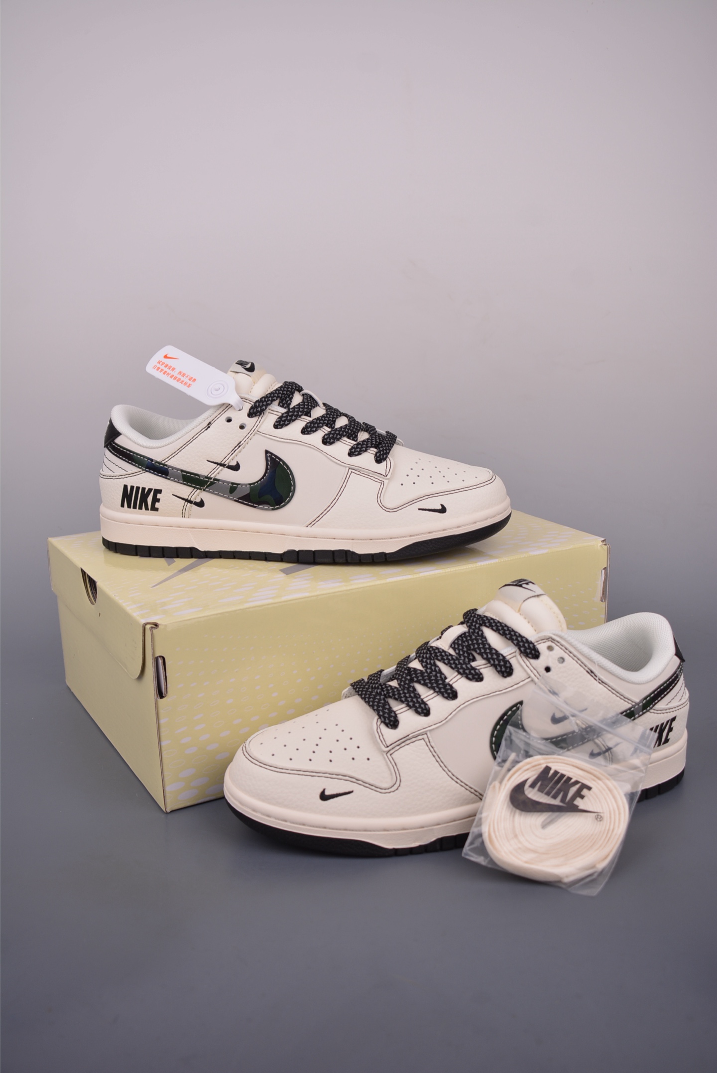 Nike SB Dunk Low White Black Premium Quality, Durable and Comfortable 6 i1751060698333 1116 0 4