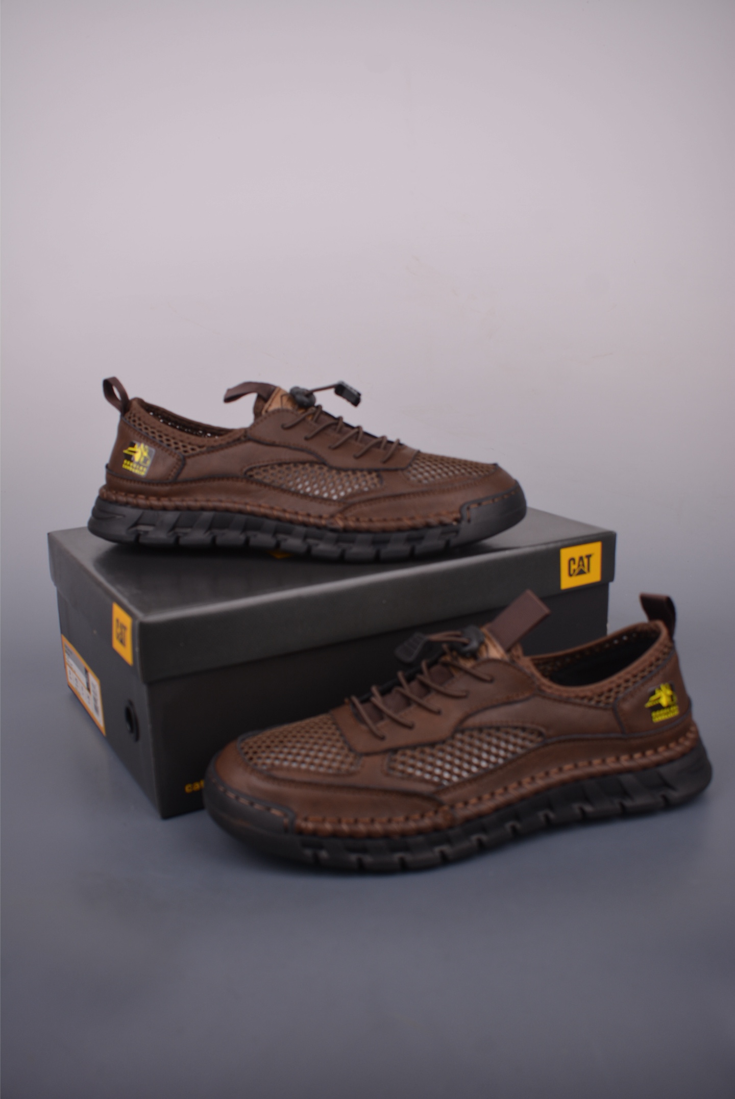 CAT Men's Outdoor Casual Leather Sneakers Breathable Lightweight Walking Shoes 1 i1751061379215 9057 0 4