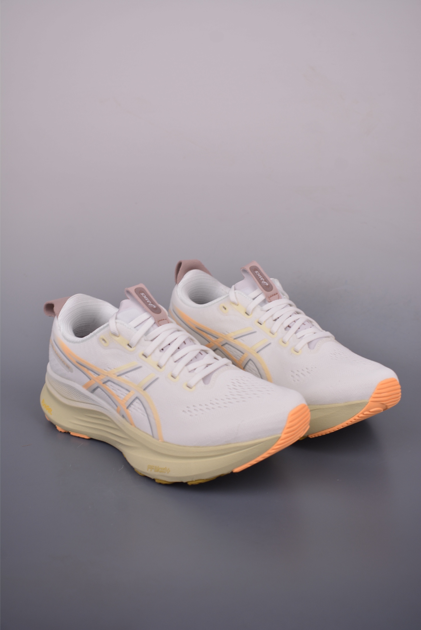 Asics Gel-Kayano 32 Running Shoes - White/Peach, Breathable & Professional 2 i1751147401176 9907 0 0