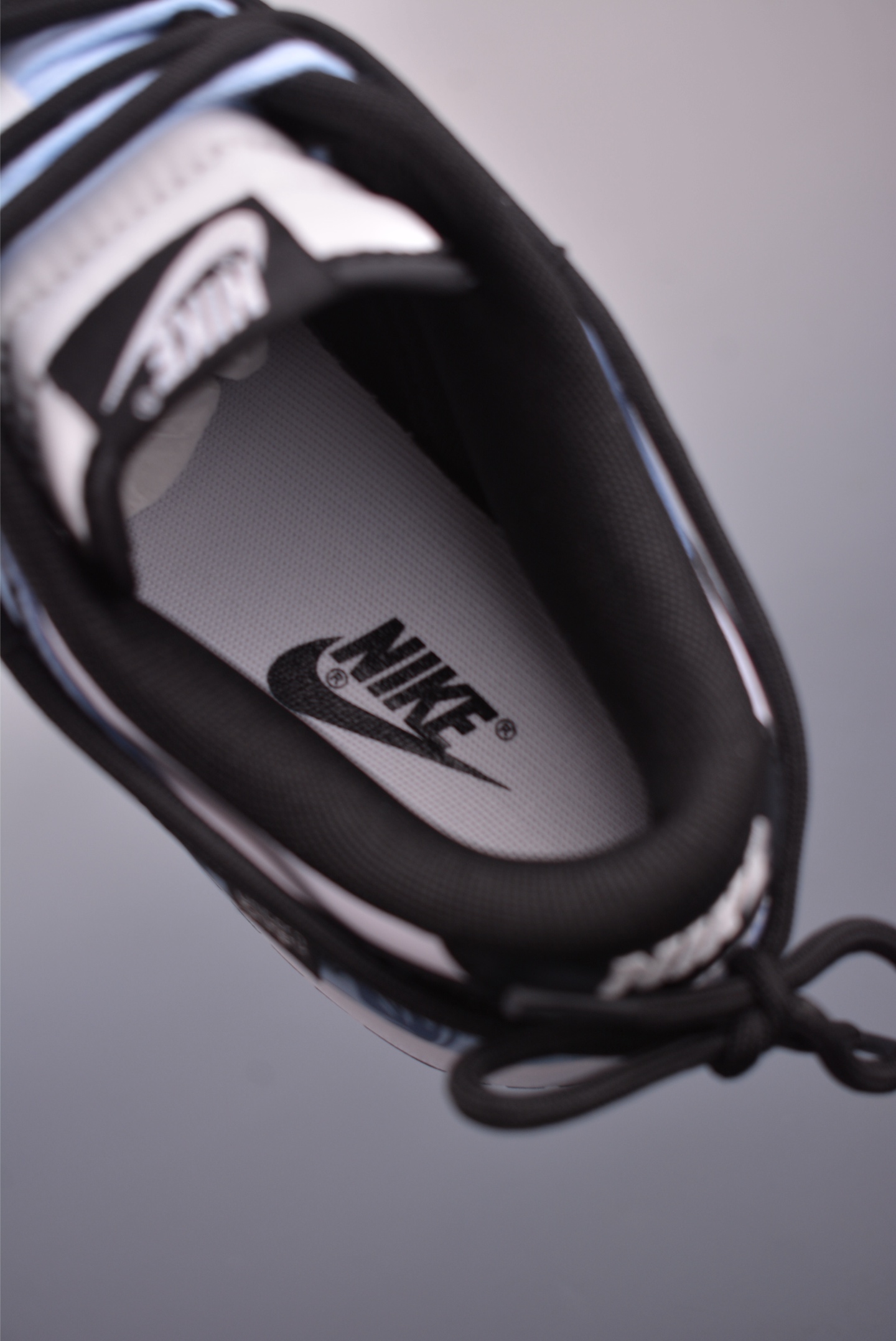 Nike SB Dunk Low Black White Blue with Embossed Design and Drawstring Laces 10 i1751149557312 2096 0 8