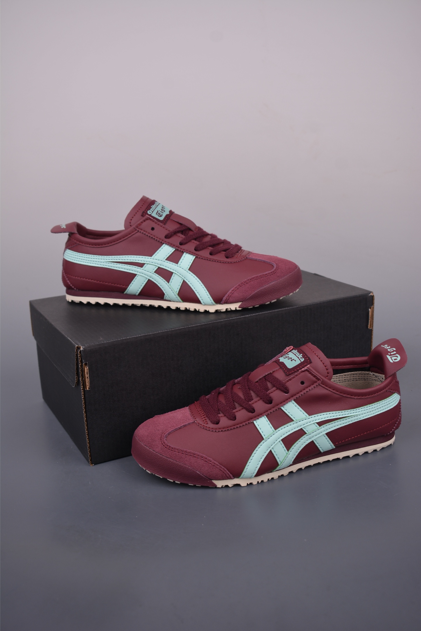 Onitsuka Tiger MEXICO 66 Burgundy/Mint Sneakers - Style & Comfort, Sizes 36-45 6 i1751231025948 3028 0 4