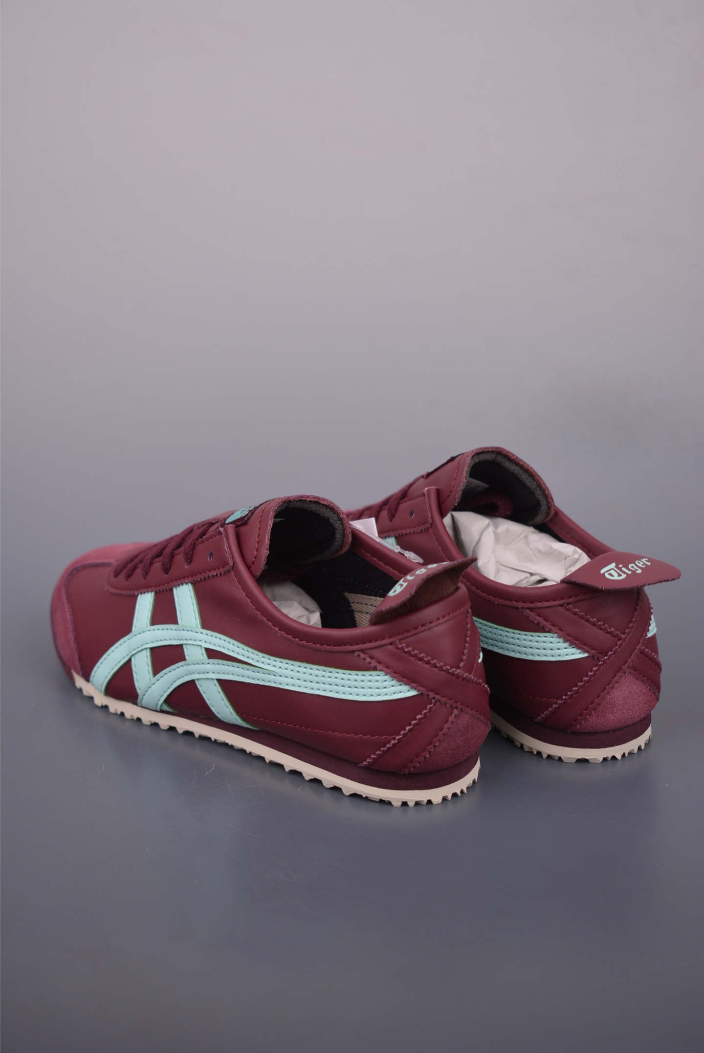 Onitsuka Tiger MEXICO 66 Burgundy/Mint Sneakers - Style & Comfort, Sizes 36-45 3 i1751231027585 9836 0 1