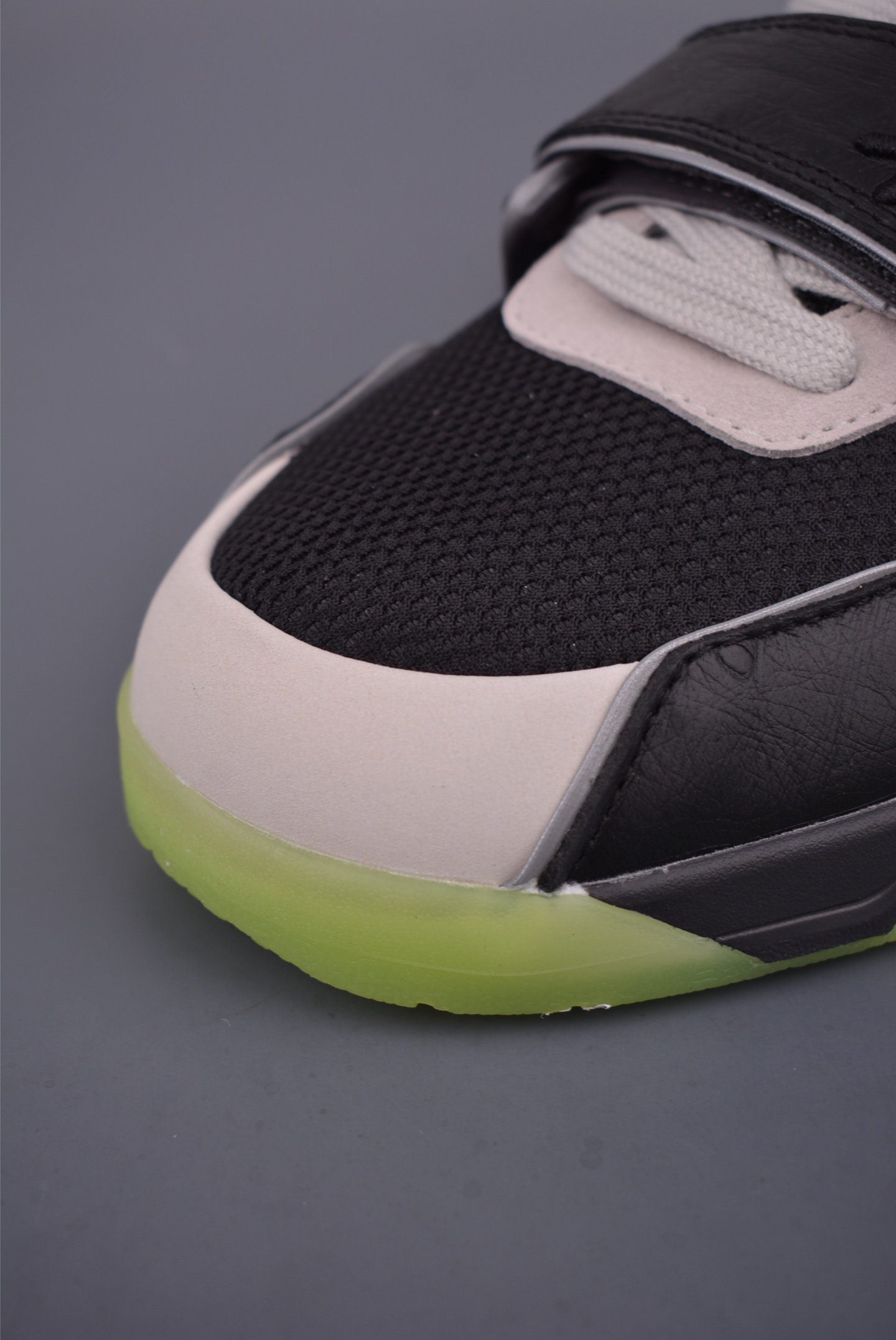 260 Travis Scott x Chase B x Jordan Jumpman Jack AJ4低帮 复刻麂皮黑灰绿 夜光底 IH7971-001