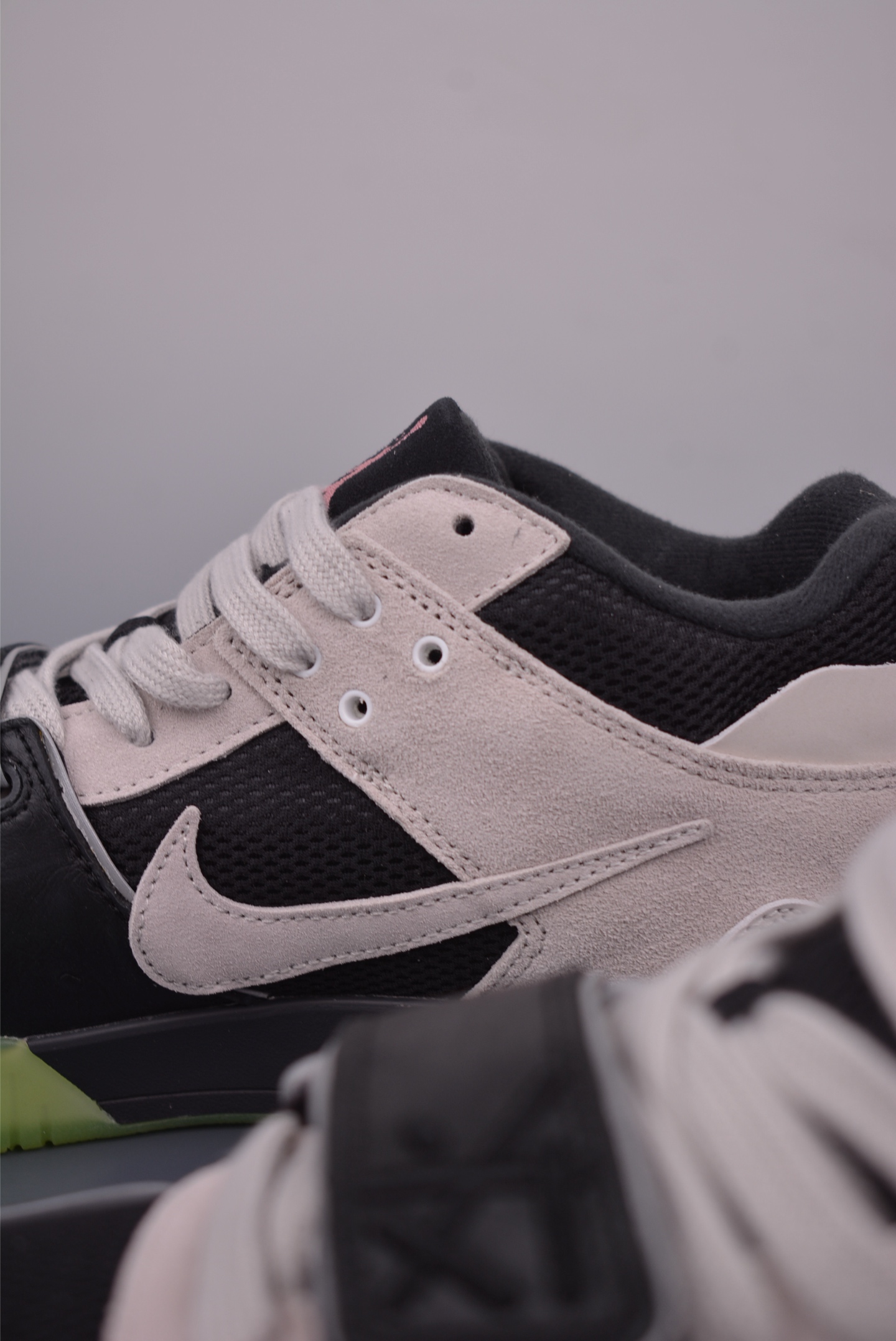 260 Travis Scott x Chase B x Jordan Jumpman Jack AJ4低帮 复刻麂皮黑灰绿 夜光底 IH7971-001