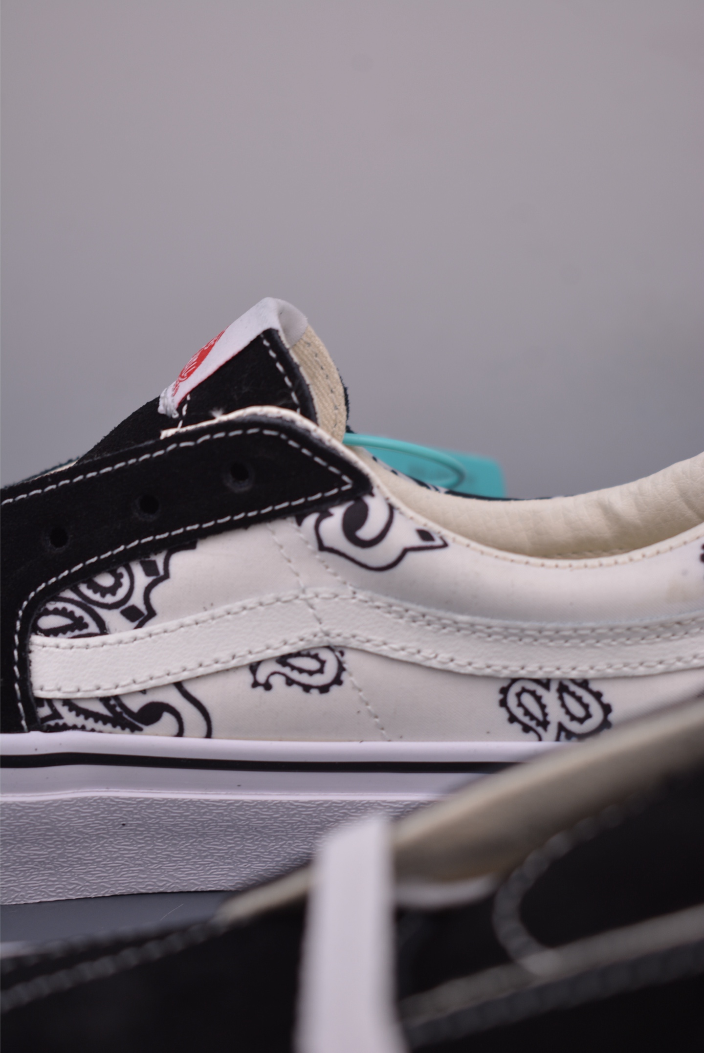 Vans SK8-Low Black White Paisley Canvas Sneakers Low Top Skate Shoes 9 i1751317320350 510 0 7