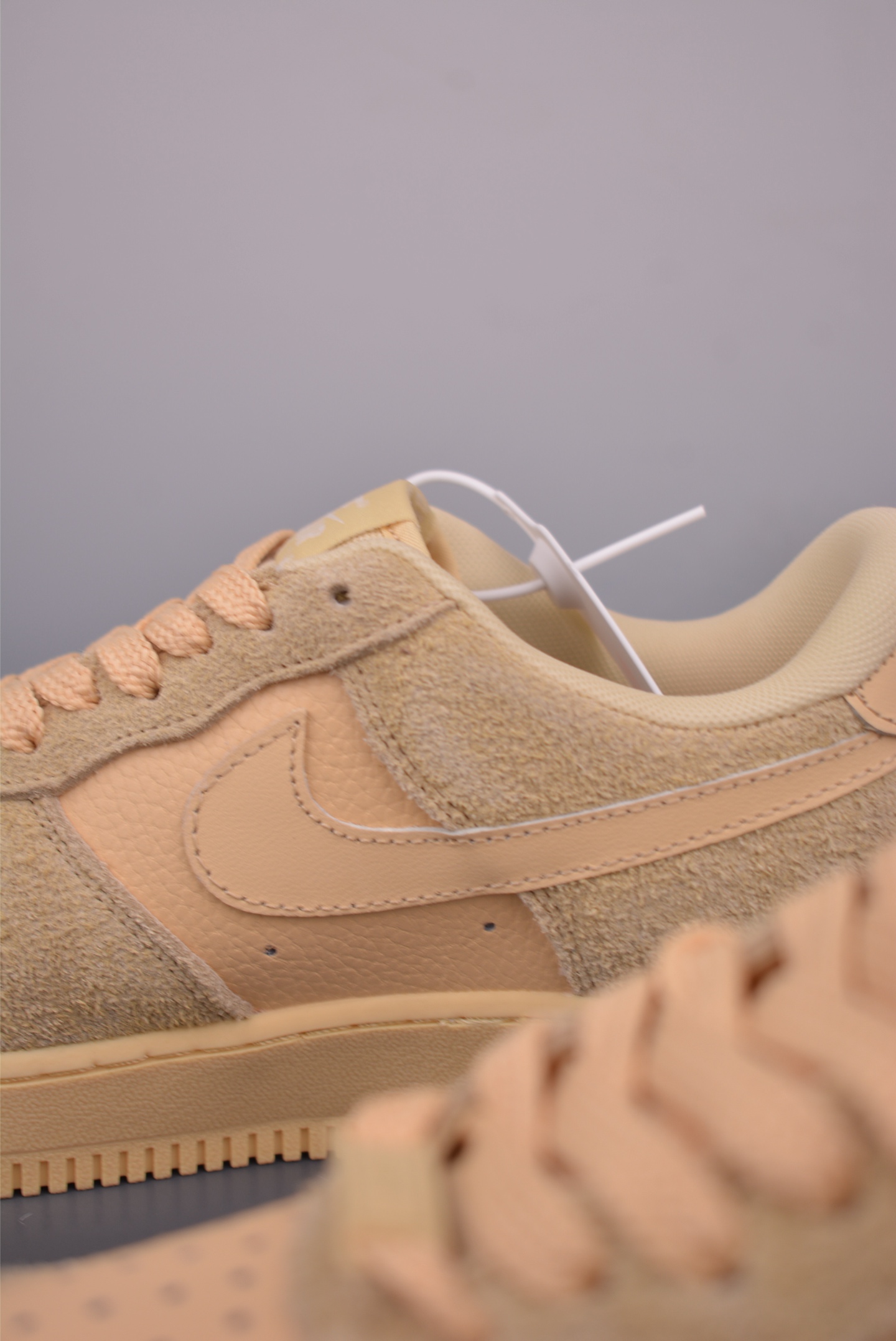 Nike Air Force 1 Low Beige Suede Honeycomb Cushioning Authentic Design 8 i1751317539030 3812 0 7
