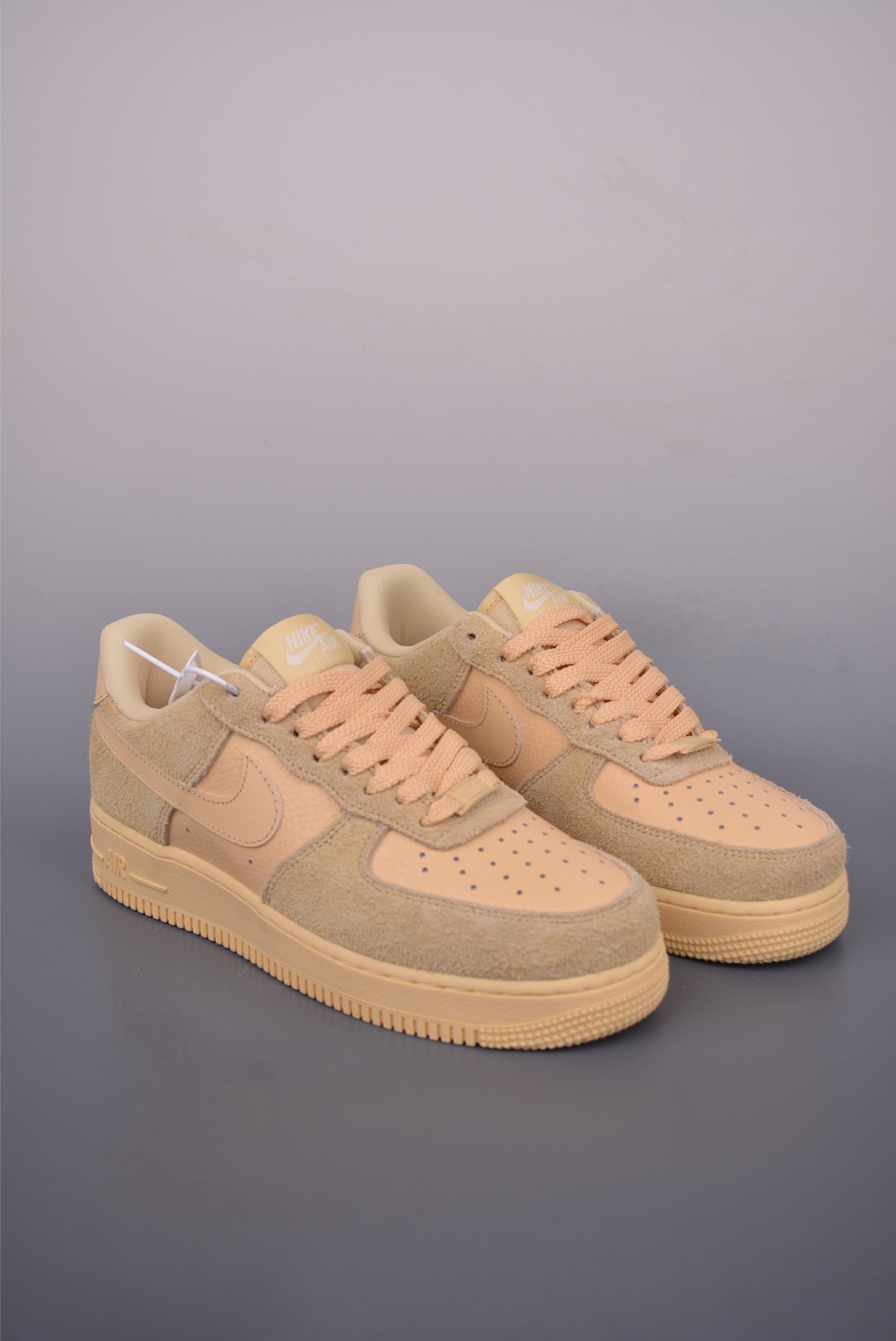 Nike Air Force 1 Low Beige Suede Honeycomb Cushioning Authentic Design 1 i1751317539035 1819 0 0