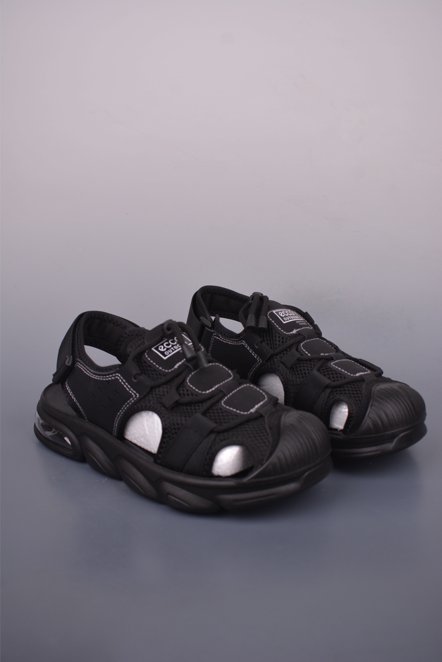 Ecco Men's Black Outdoor Sandals Breathable Lightweight Summer Shoes 1 i1751320185172 3359 0 0