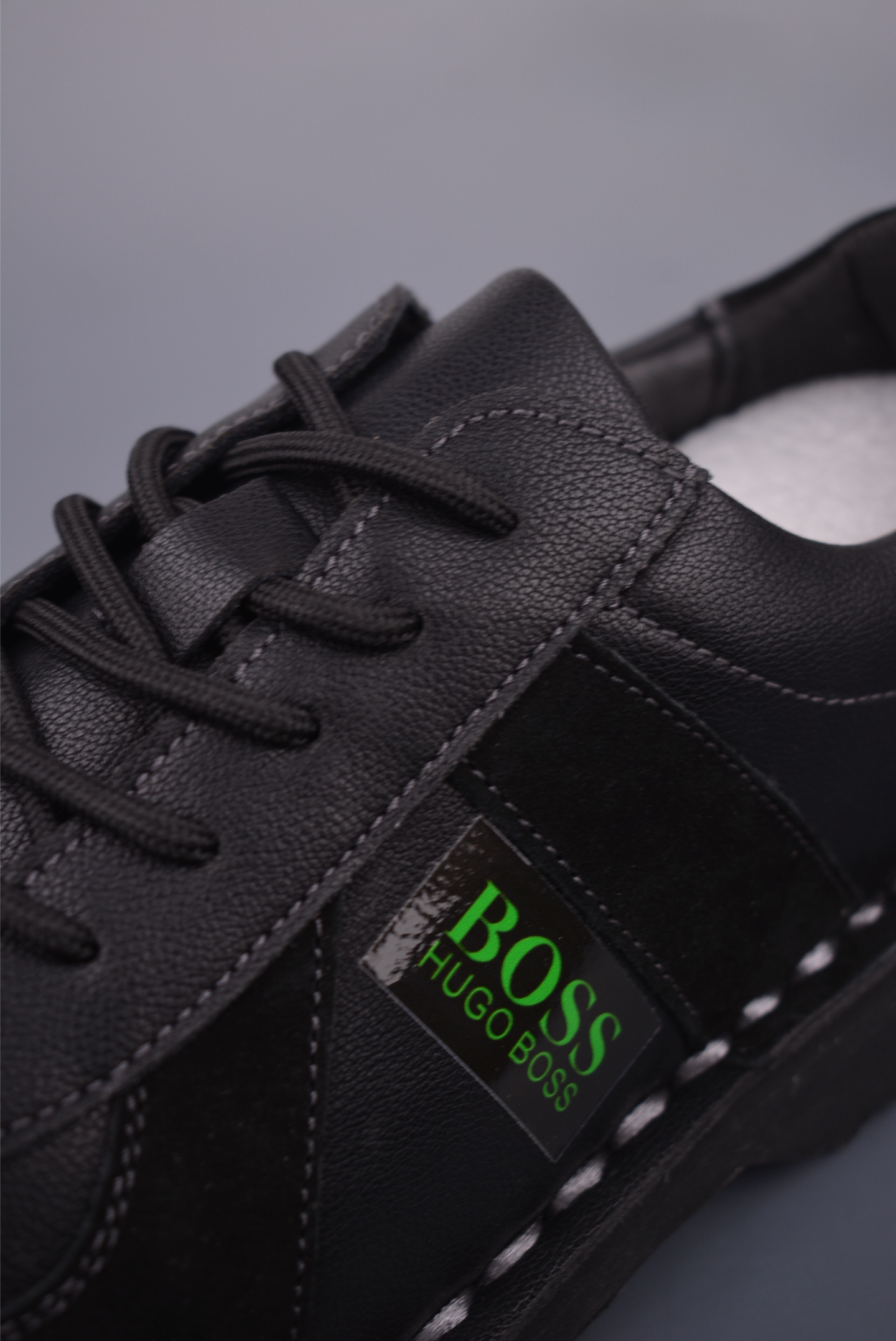BOSS Hugo Boss Men's Black Leather & Suede Lace-Up Casual Shoes 8 i1751321537076 2169 0 6