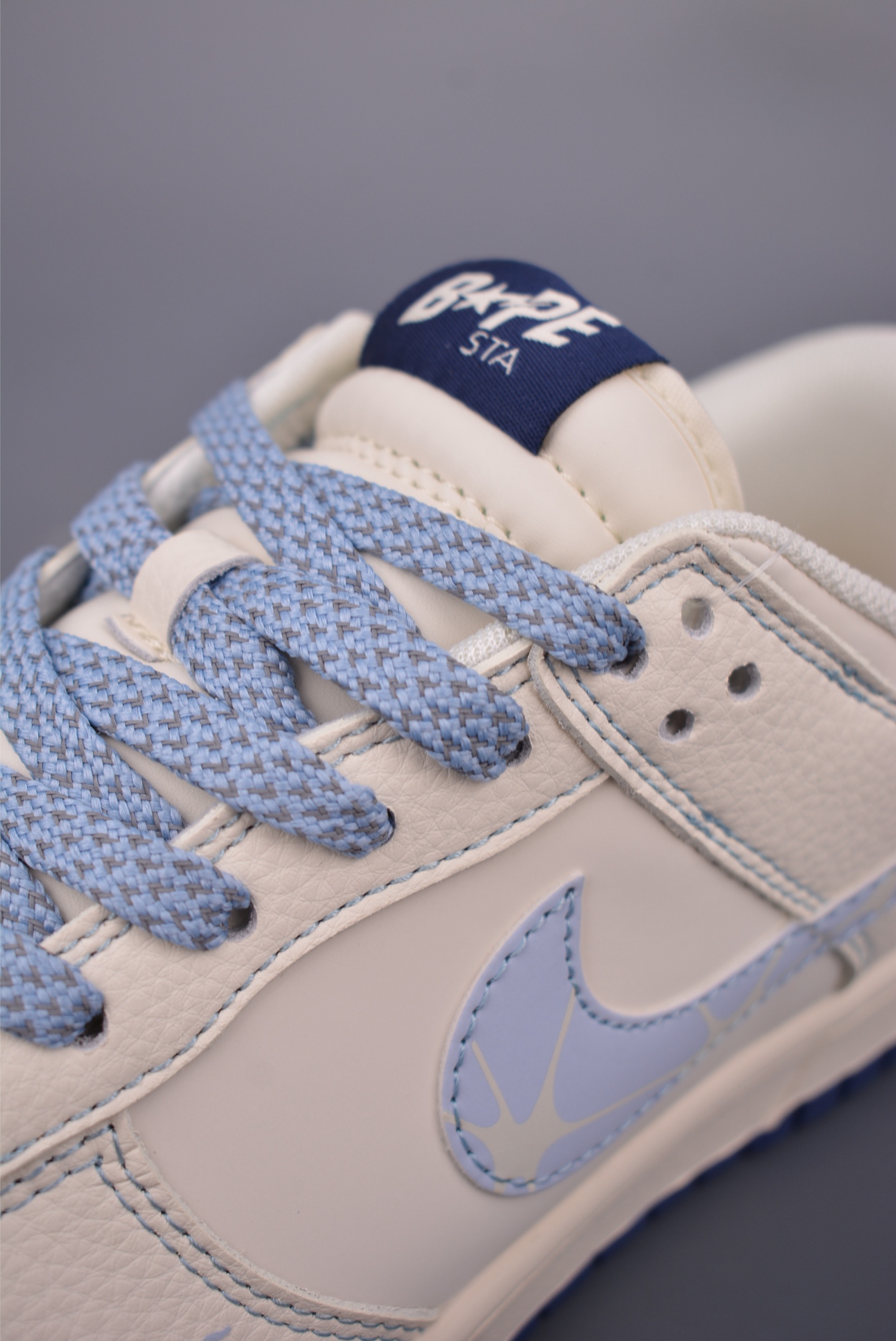 Nike SB Dunk Low Bape Cream White Blue Men's Shoes HS8068 0351124 8 i1751398004358 2551 0 6