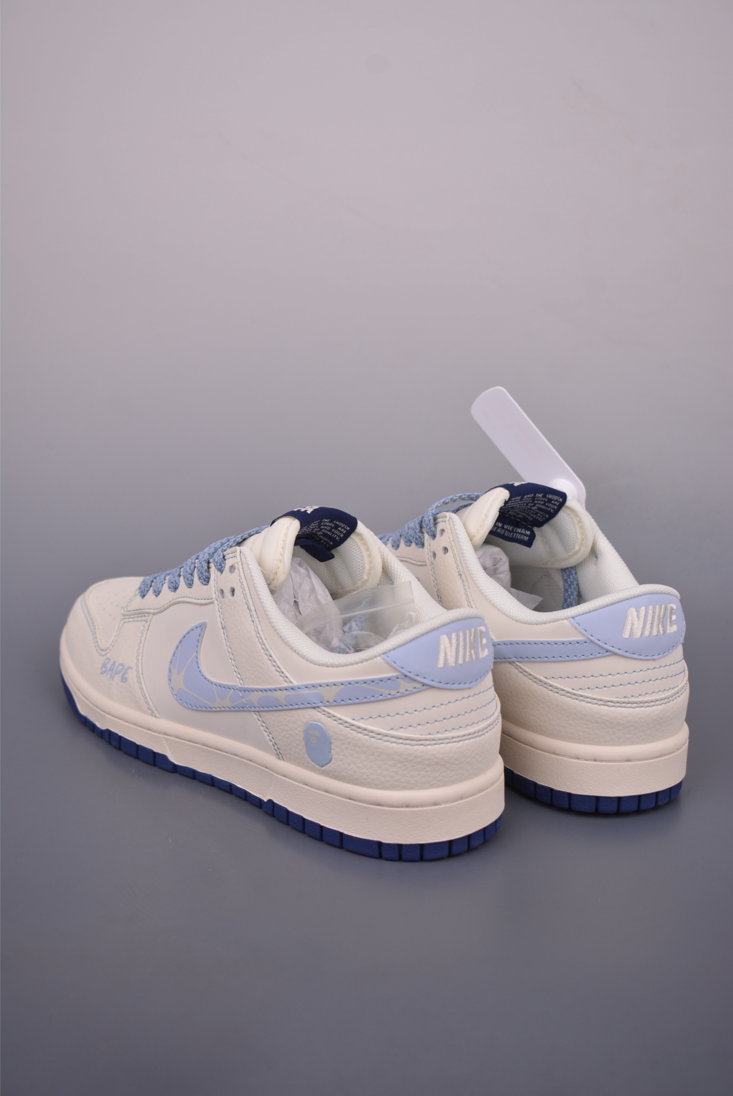 Nike SB Dunk Low Bape Cream White Blue Men's Shoes HS8068 0351124 3 i1751398008221 1506 0 1