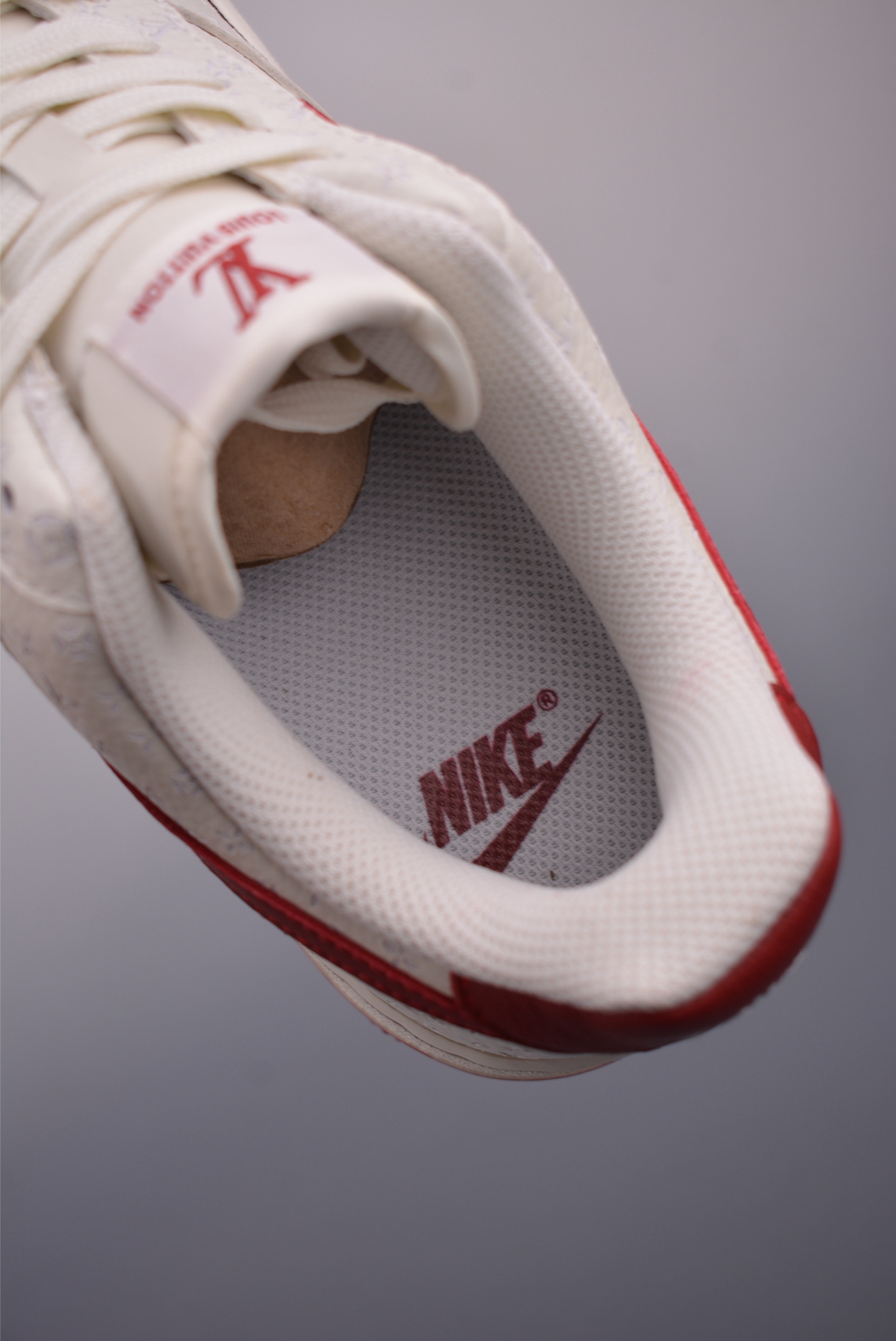 Nike Air Force 1 Low Louis Vuitton Cream/Red Designer Sneakers 10 i1751494464055 7299 0 8