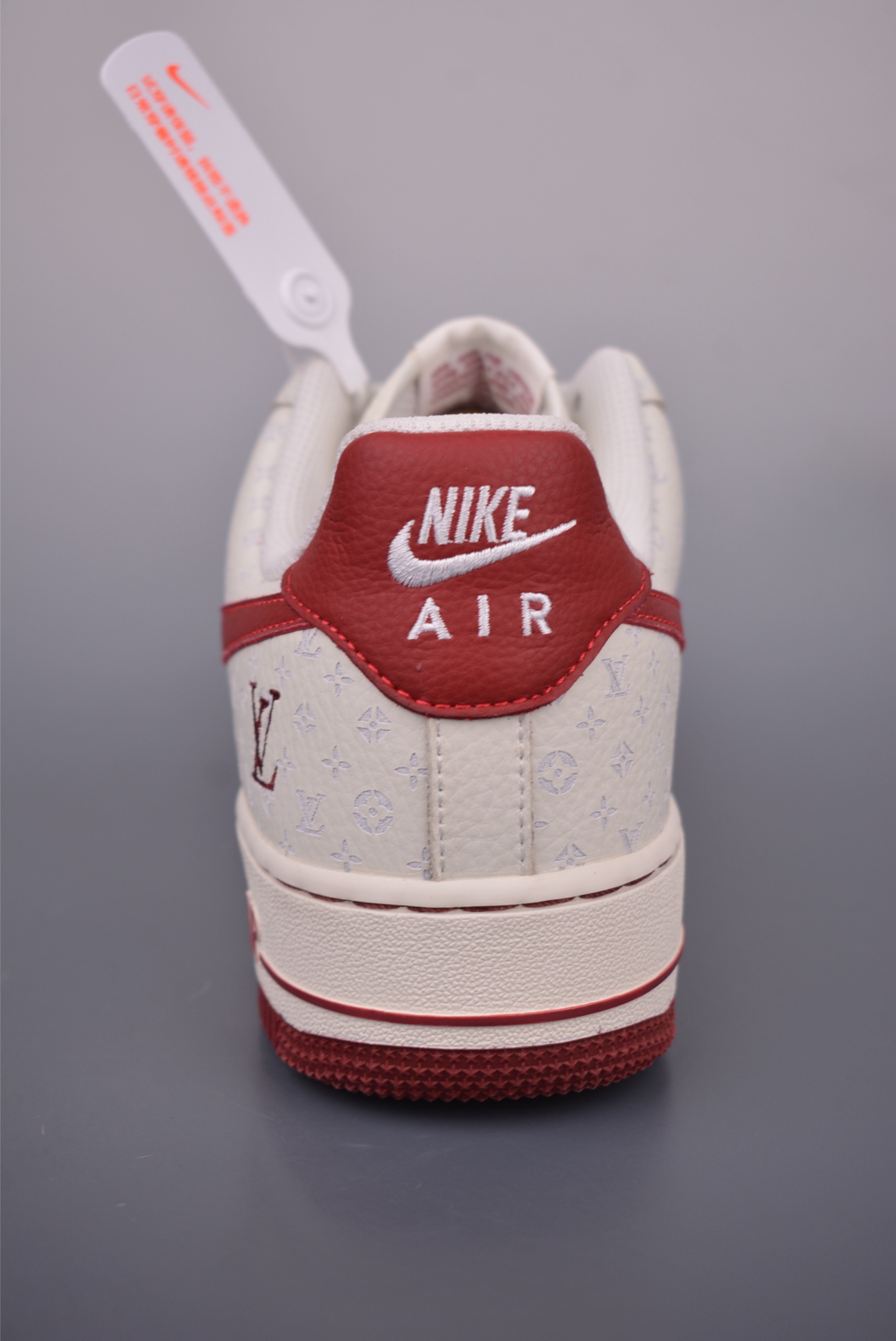 Nike Air Force 1 Low Louis Vuitton Cream/Red Designer Sneakers 5 i1751494465636 9366 0 3