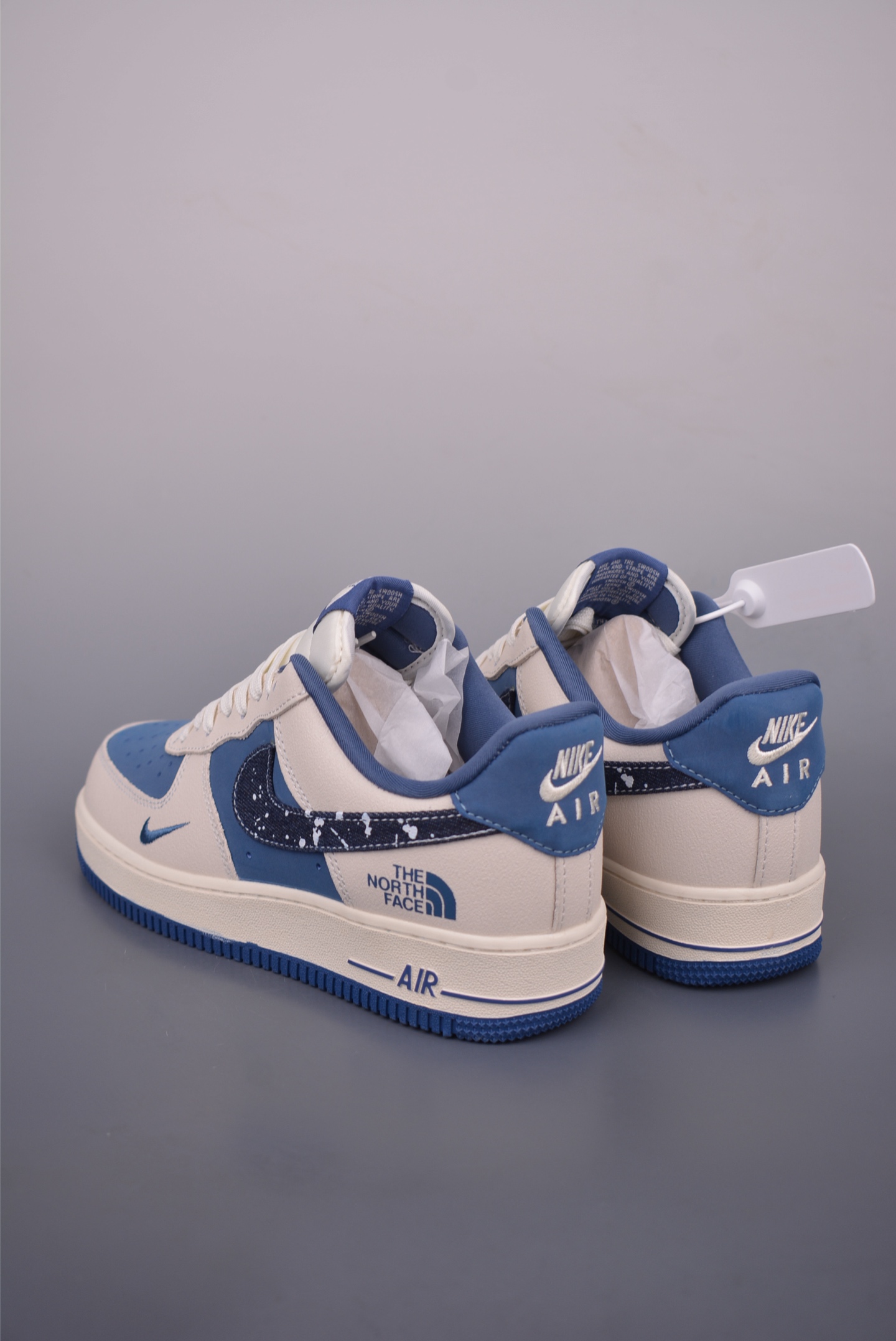 Nike Air Force 1 Low The North Face Sneakers - Blue and White - Size 36-45 3 i1751494605858 2986 0 1