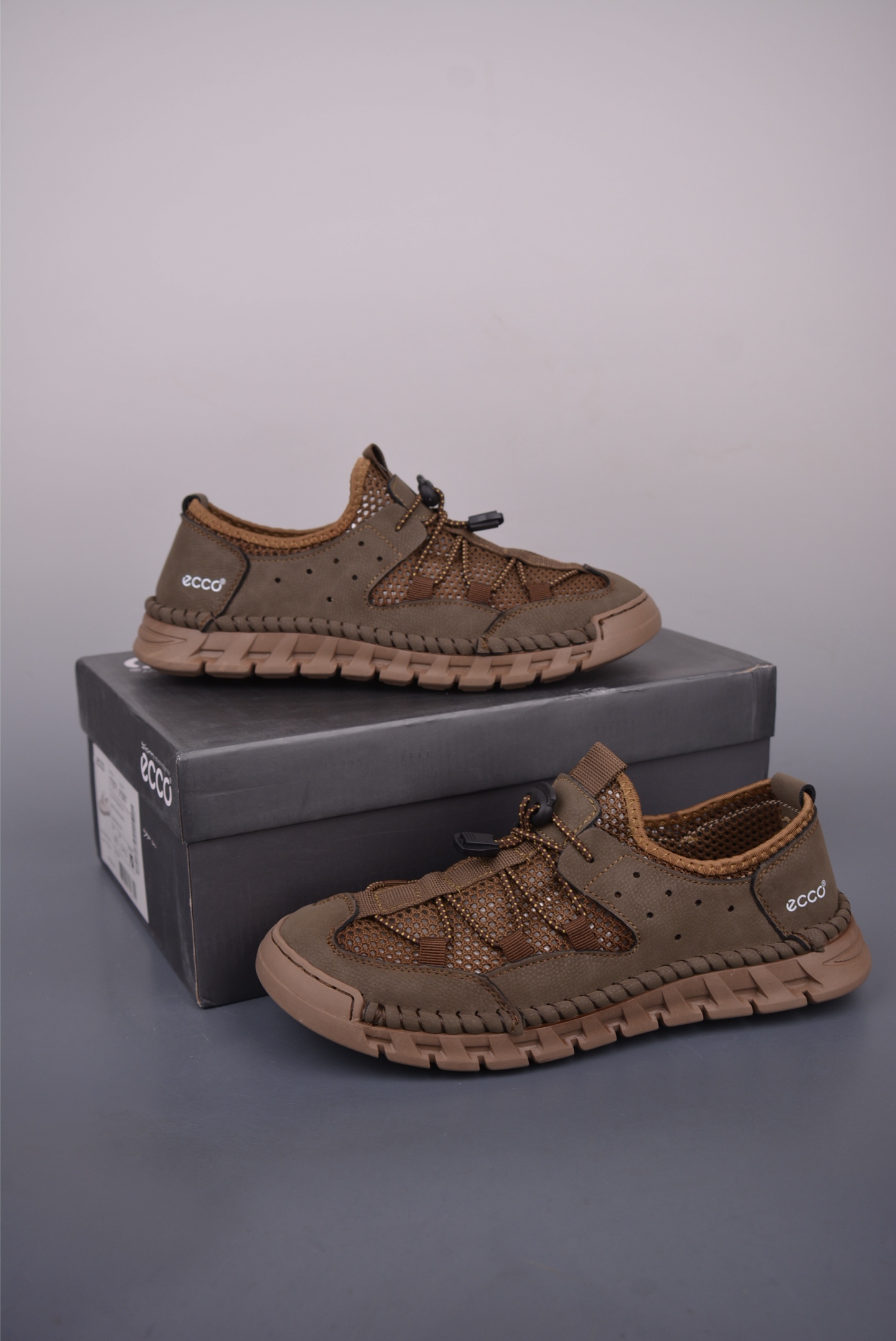 ECCO Men's Outdoor Casual Sandals Breathable Mesh Upper Shoes Size 39-44 5 i1751496554904 8876 0 4