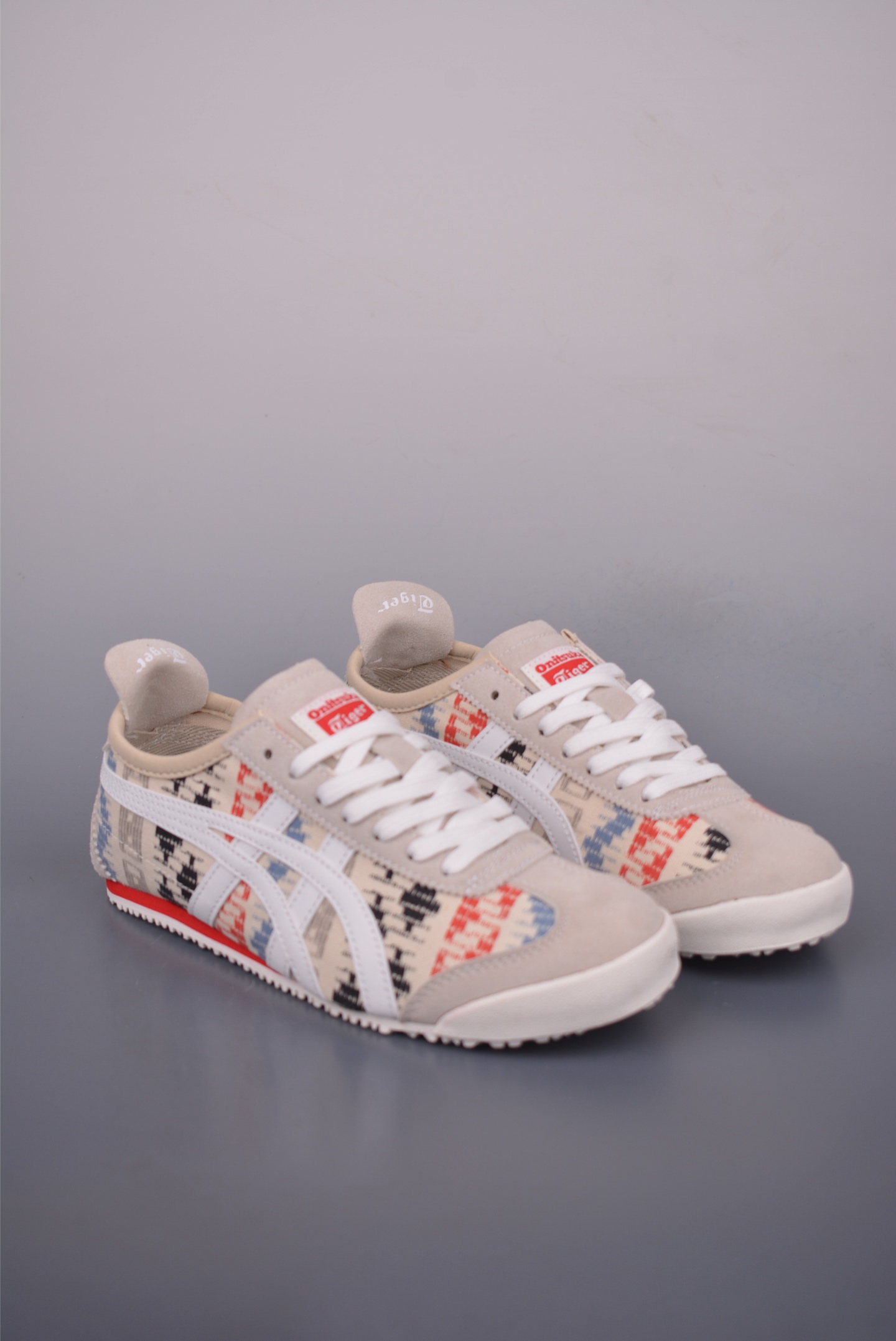 Onitsuka Tiger MEXICO 66 Cream Sneakers with Embroidered Aztec Pattern 2 i1751581772148 1708 0 0