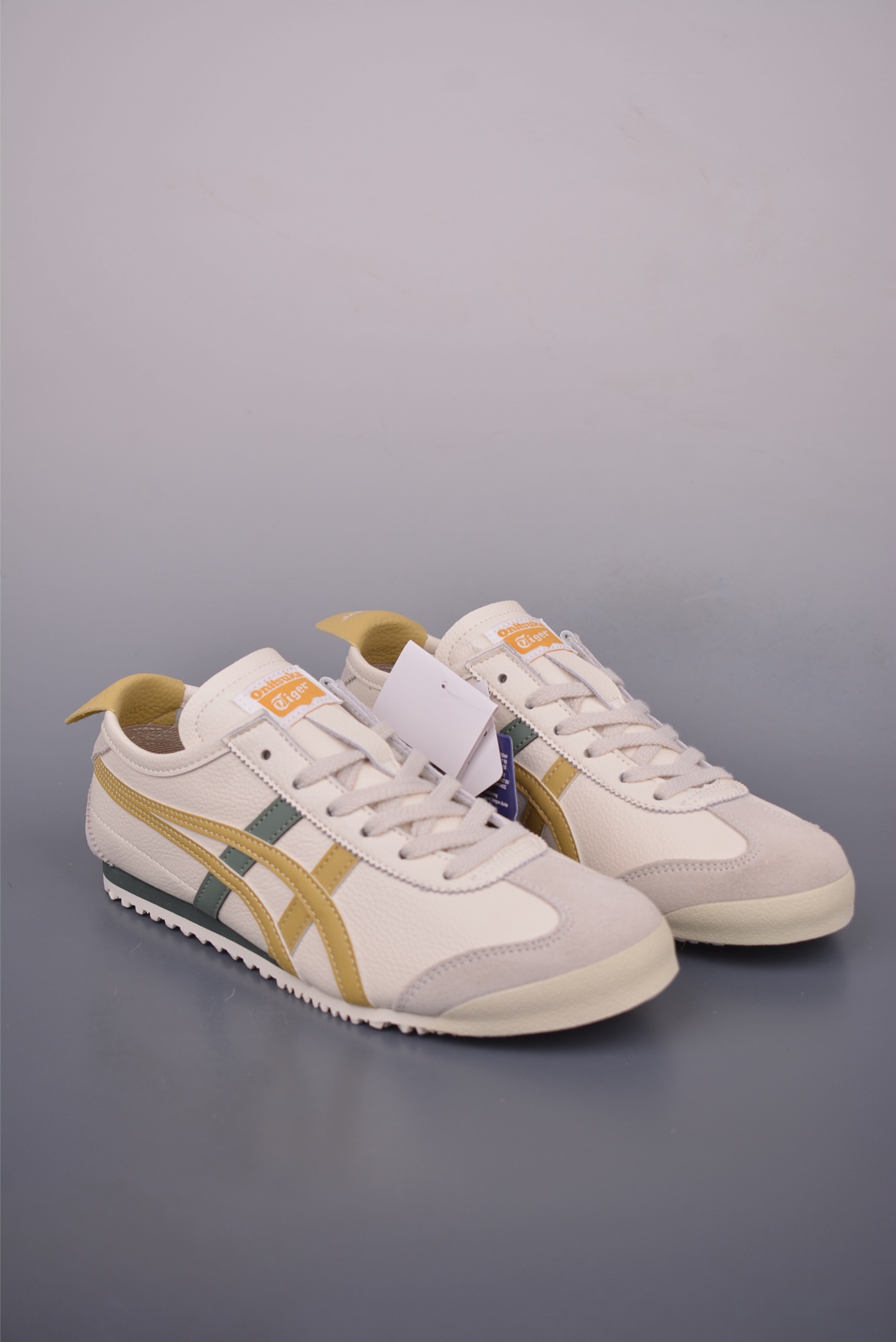 Onitsuka Tiger MEXICO 66 Cream/Gold Leather Sneakers - Authentic Quality 1 i1751581876380 8742 0 0