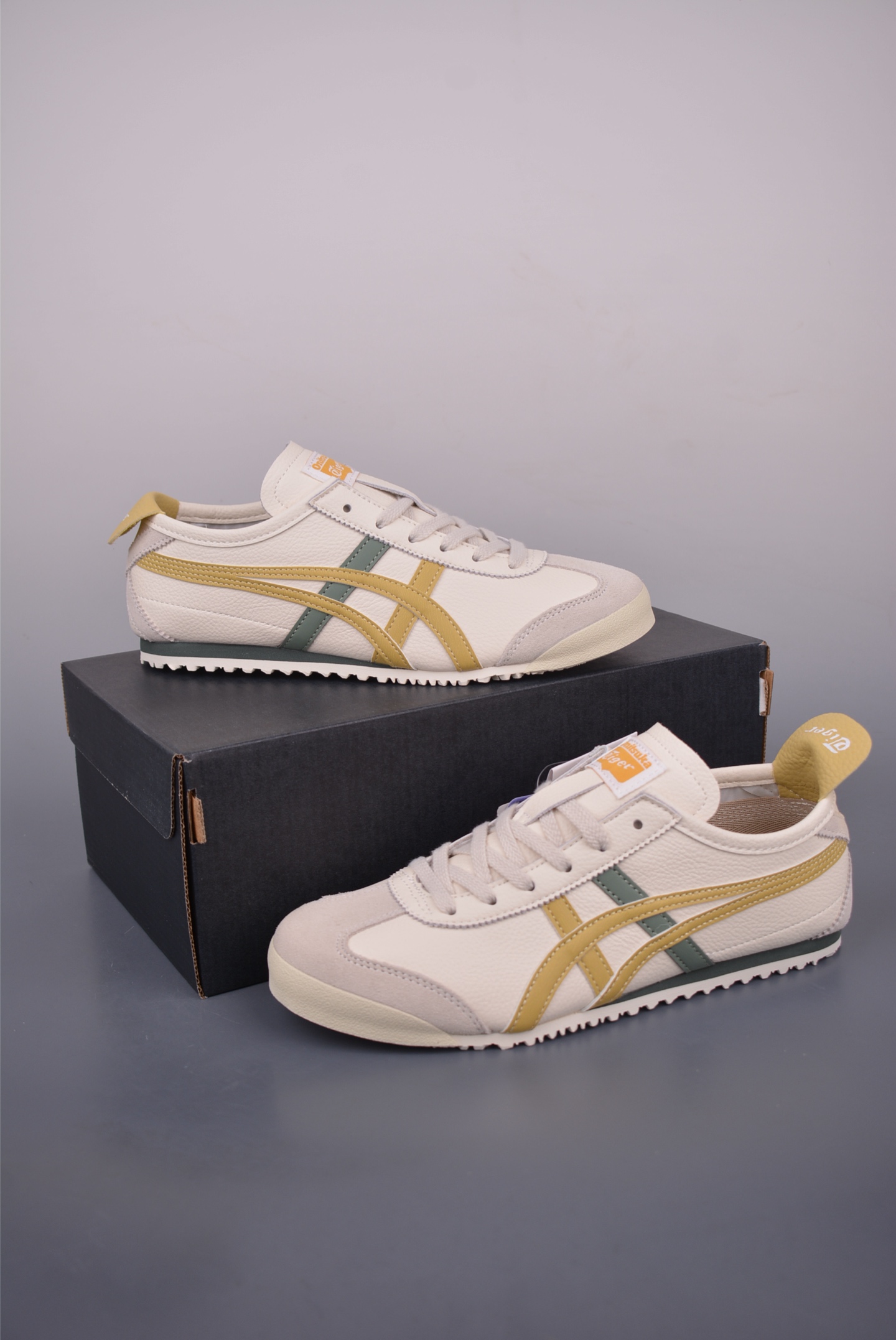 Onitsuka Tiger MEXICO 66 Cream/Gold Leather Sneakers - Authentic Quality 5 i1751581881375 2623 0 4