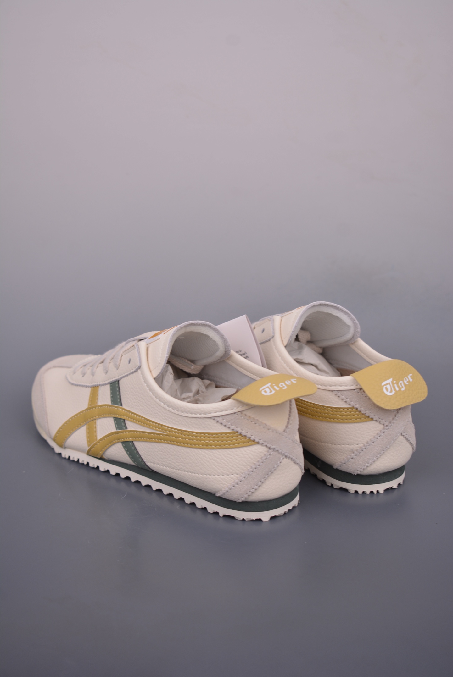 Onitsuka Tiger MEXICO 66 Cream/Gold Leather Sneakers - Authentic Quality 2 i1751581881384 9298 0 1