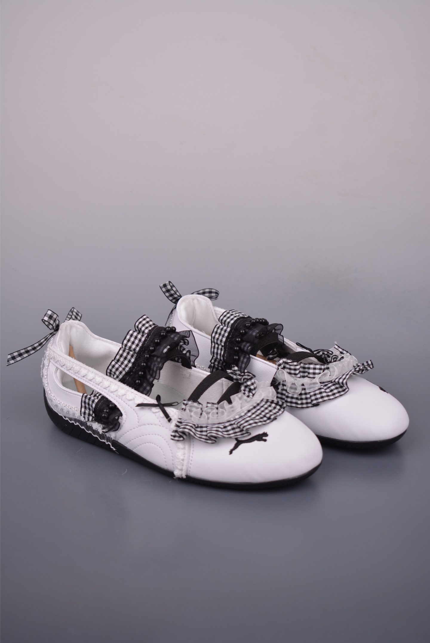 PUMA Speedcat Ballet SD Wns - Retro Flat Shoes with Gingham Accents 1 i1751582762094 9699 0 0
