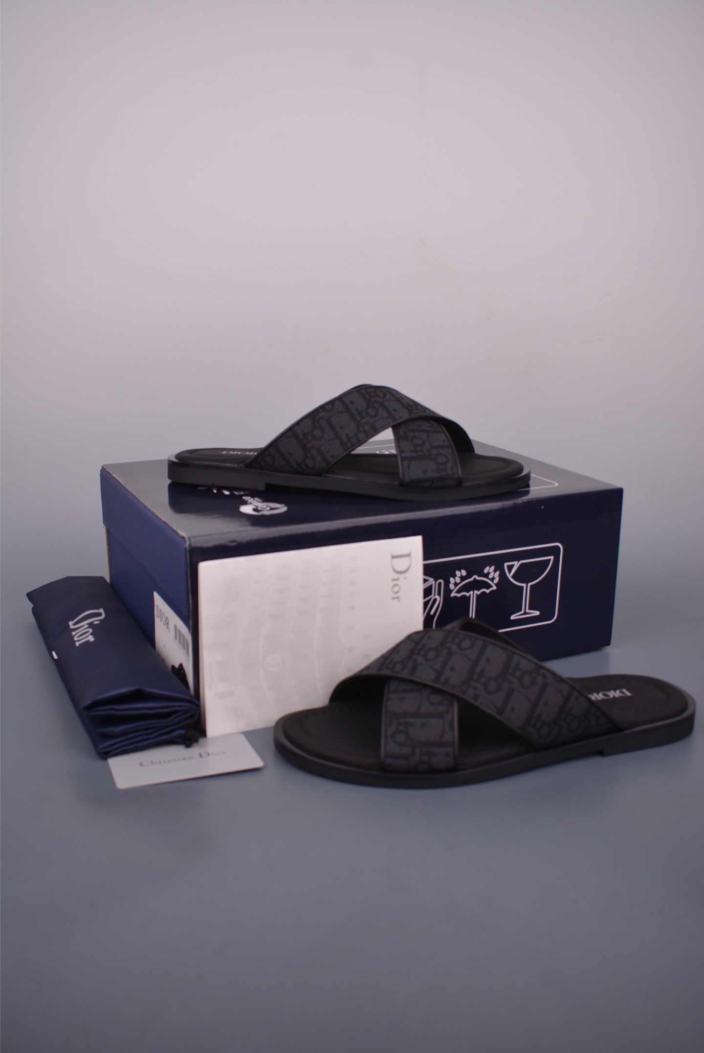 230 Dior迪奥 最新款H-Town 系列 Oblique 厚底 拖鞋 凉鞋 61625L