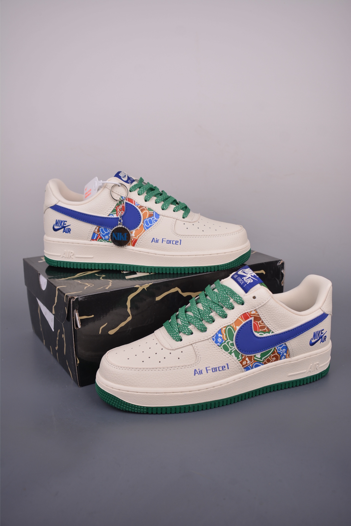 260 Nike Air Force 1 Low 米蓝绿 KJ1688-001