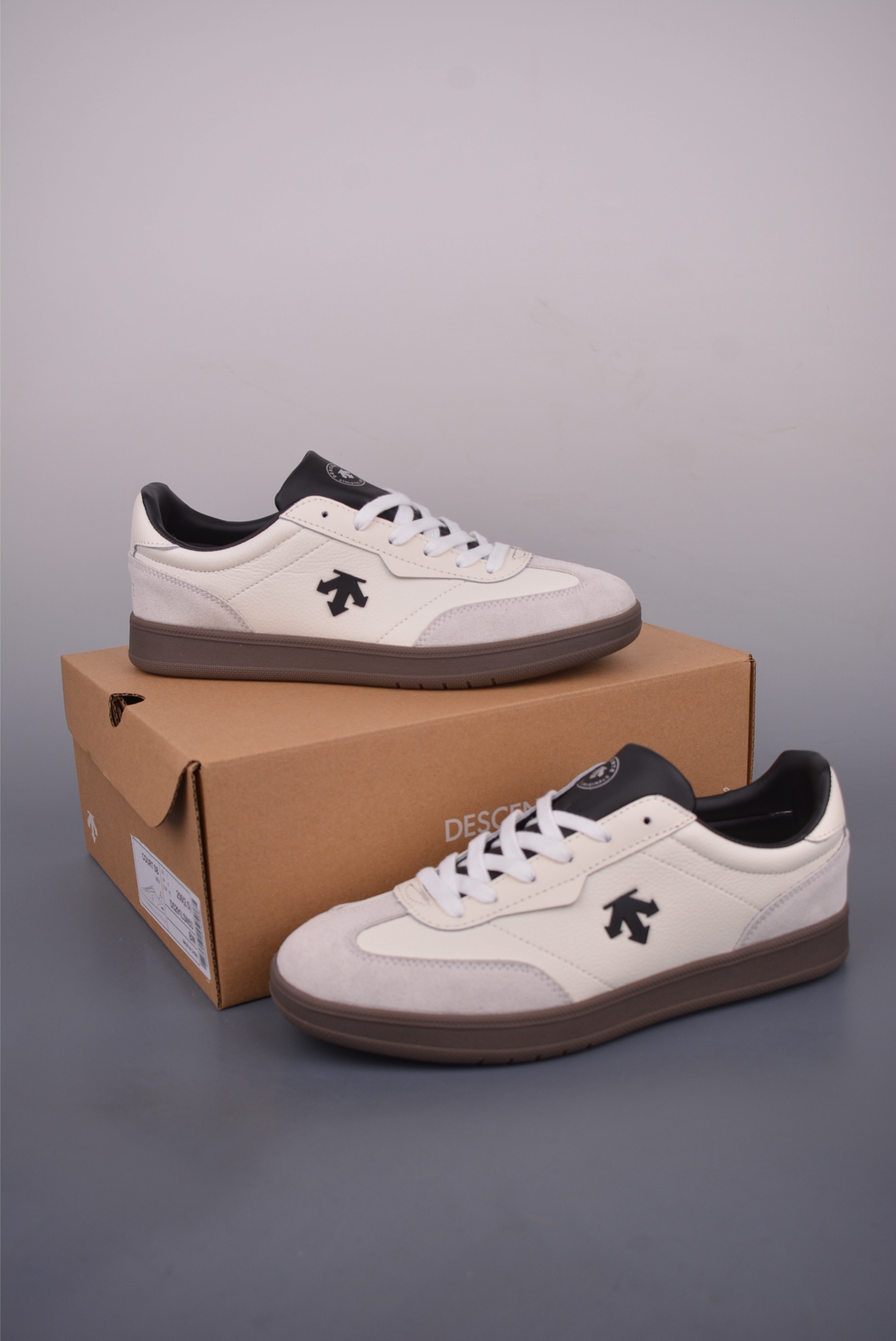 Descente Chron SB Retro Fashion Sneakers - Leather Upper, Versatile Style 6 i1751831983983 5815 0 4