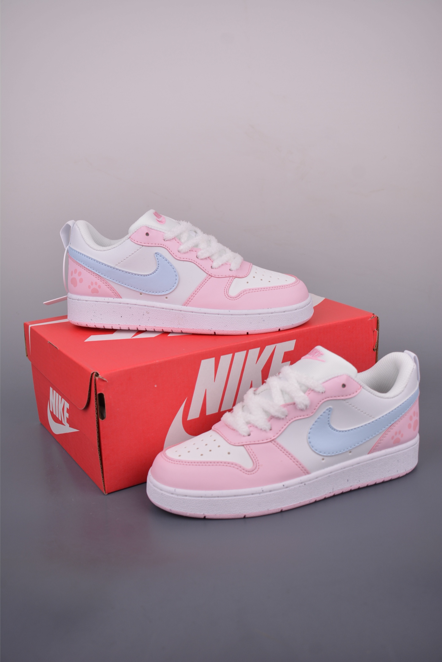Nike Court Borough Low Pink/Blue Casual Sneakers - Comfortable & Durable 6 i1751833484583 1076 0 4