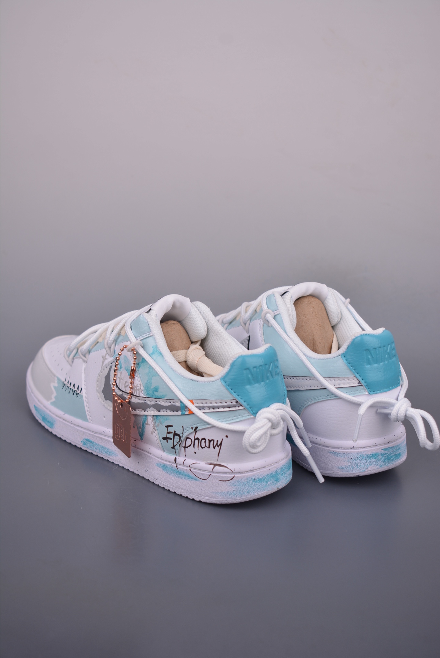 NK Court Borough DIY Leather Sneaker - Low Top, Breathable, Casual Shoe 2 i1751833682581 4535 0 1