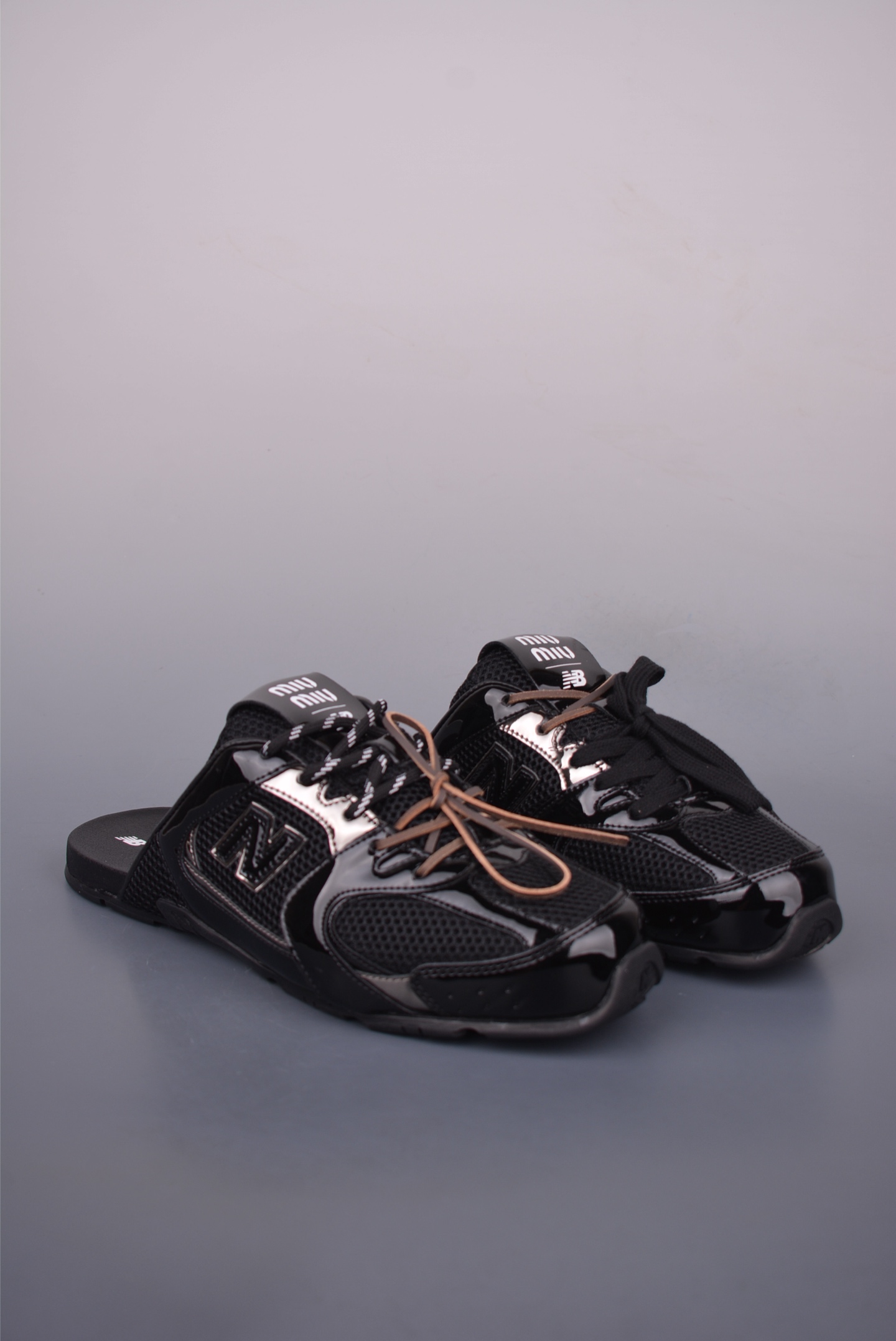 Miu Miu x New Balance 530 Collab Sneaker Slides - Black 1 i1751833724667 2502 0 0