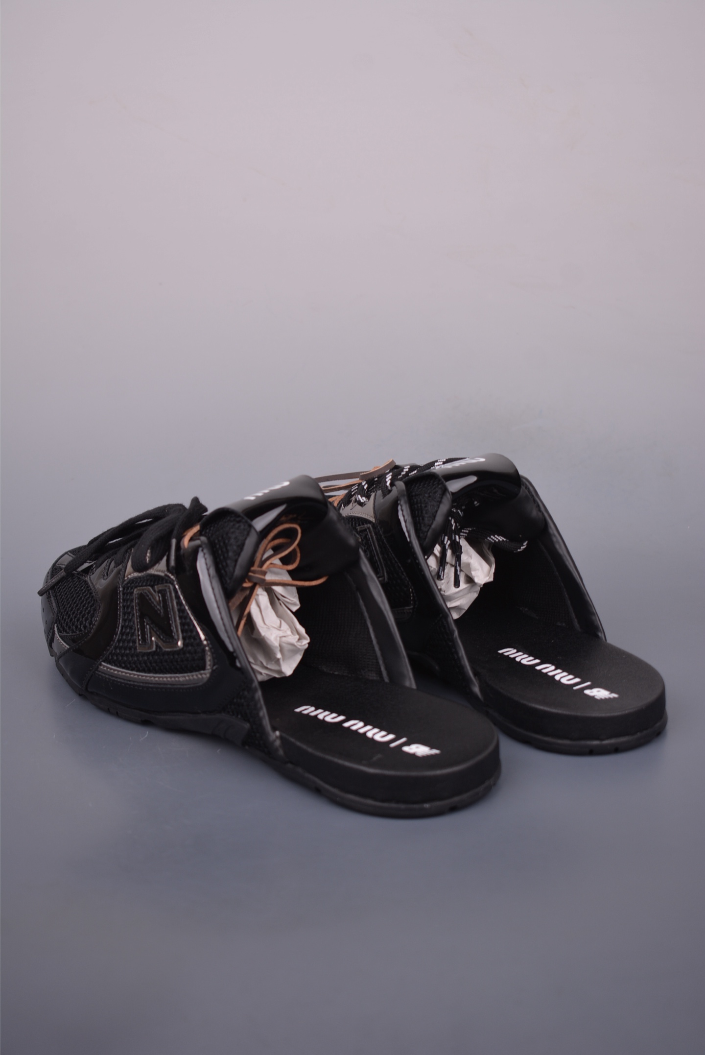 Miu Miu x New Balance 530 Collab Sneaker Slides - Black 2 i1751833724700 6547 0 1
