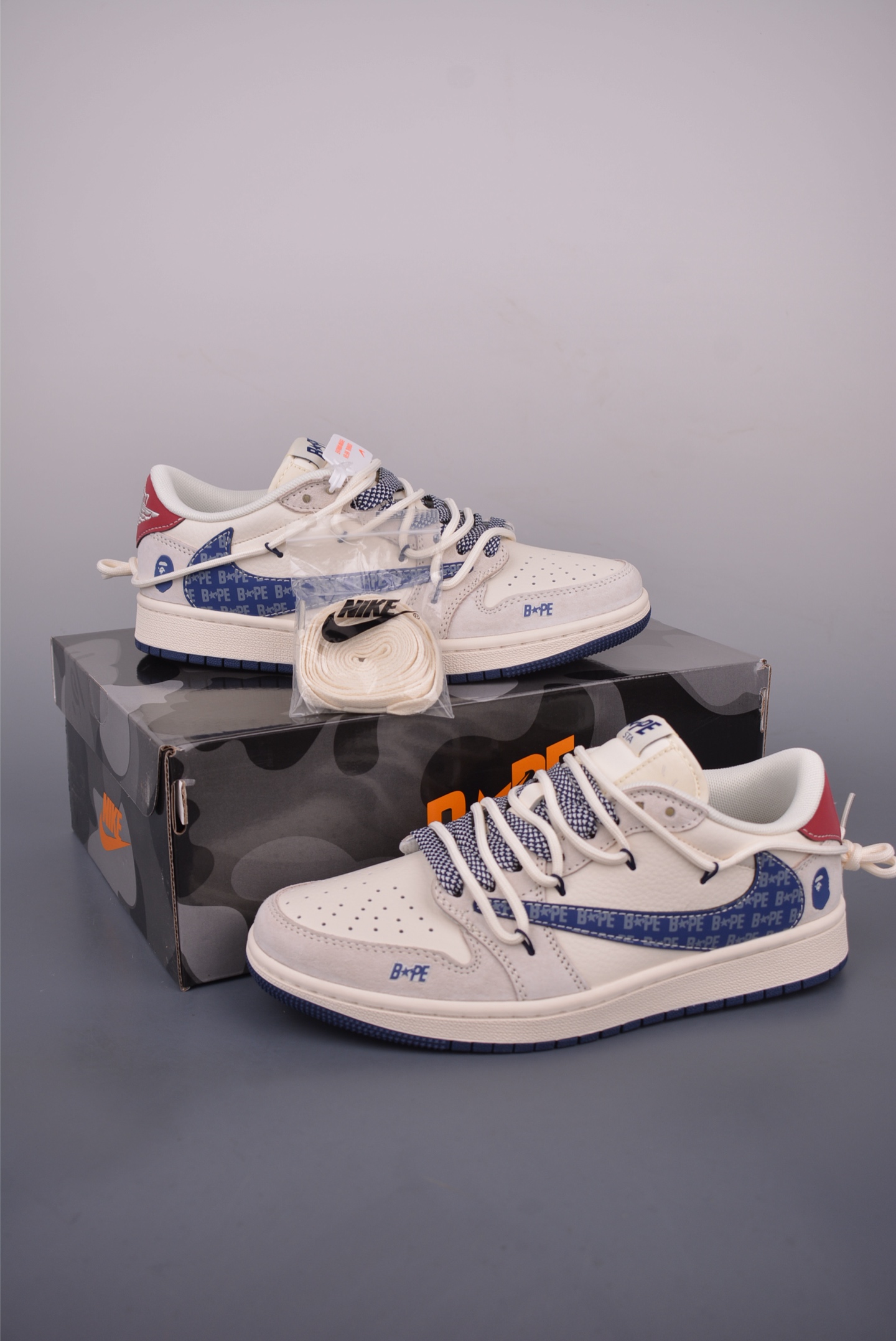 Nike Air Jordan 1 Low DIY Women's Shoes,Pure Original Quality,Cream White 9 i1751833853168 8294 0 7