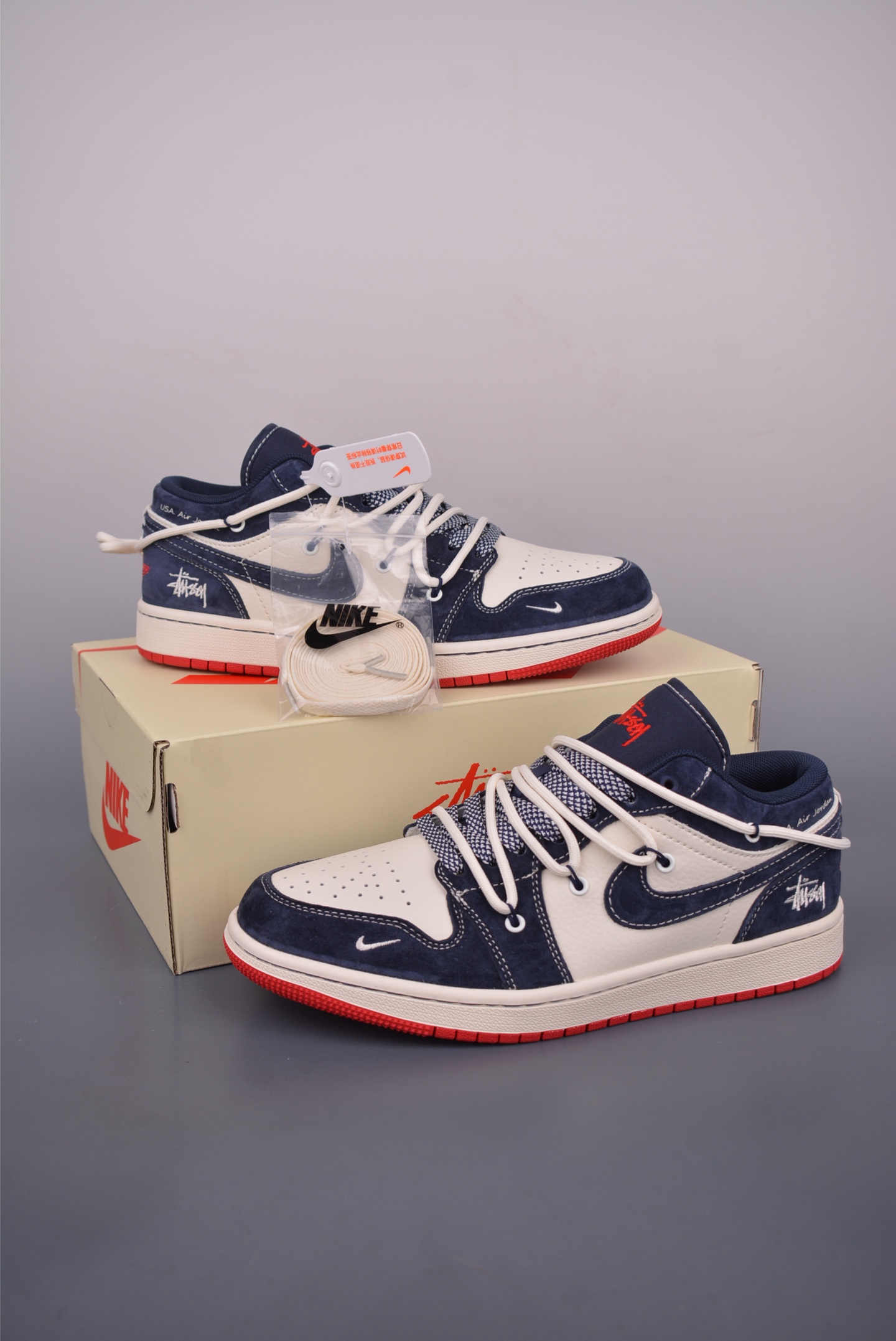 Nike Air Jordan 1 Low DIY Women's Shoes,Pure Original Quality,Cream White 8 i1751833855472 4981 0 6