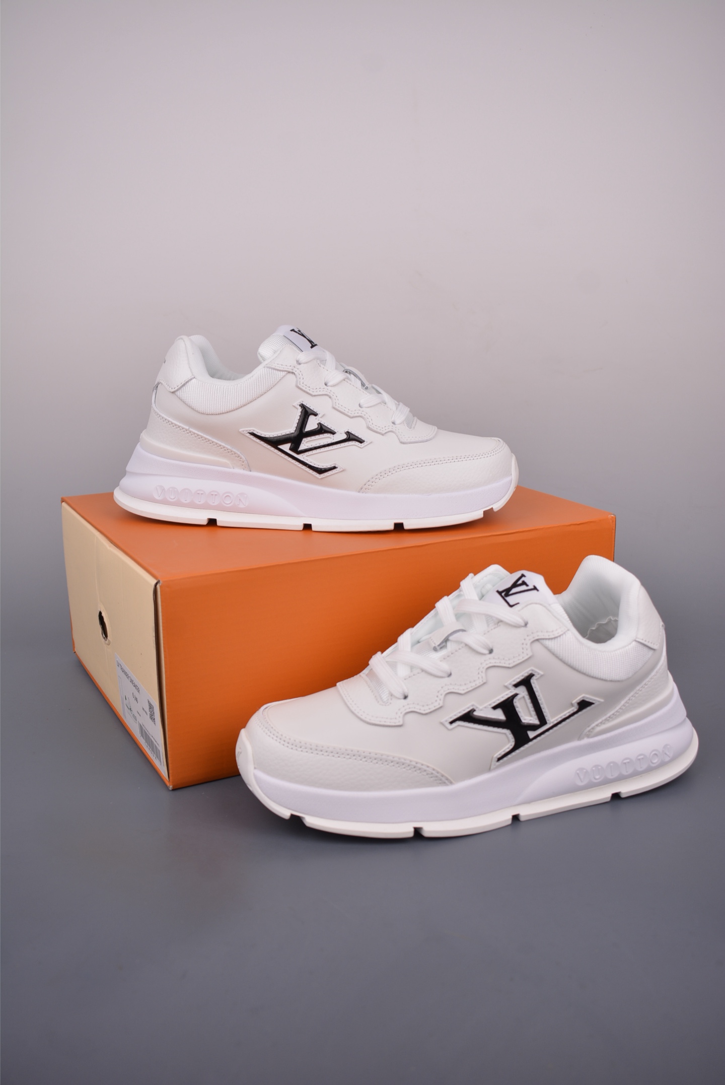 Louis Vuitton Trainer Sneaker Low White/Green Leather Casual Shoes Size 41-45 4 i1751913236157 3950 0 3