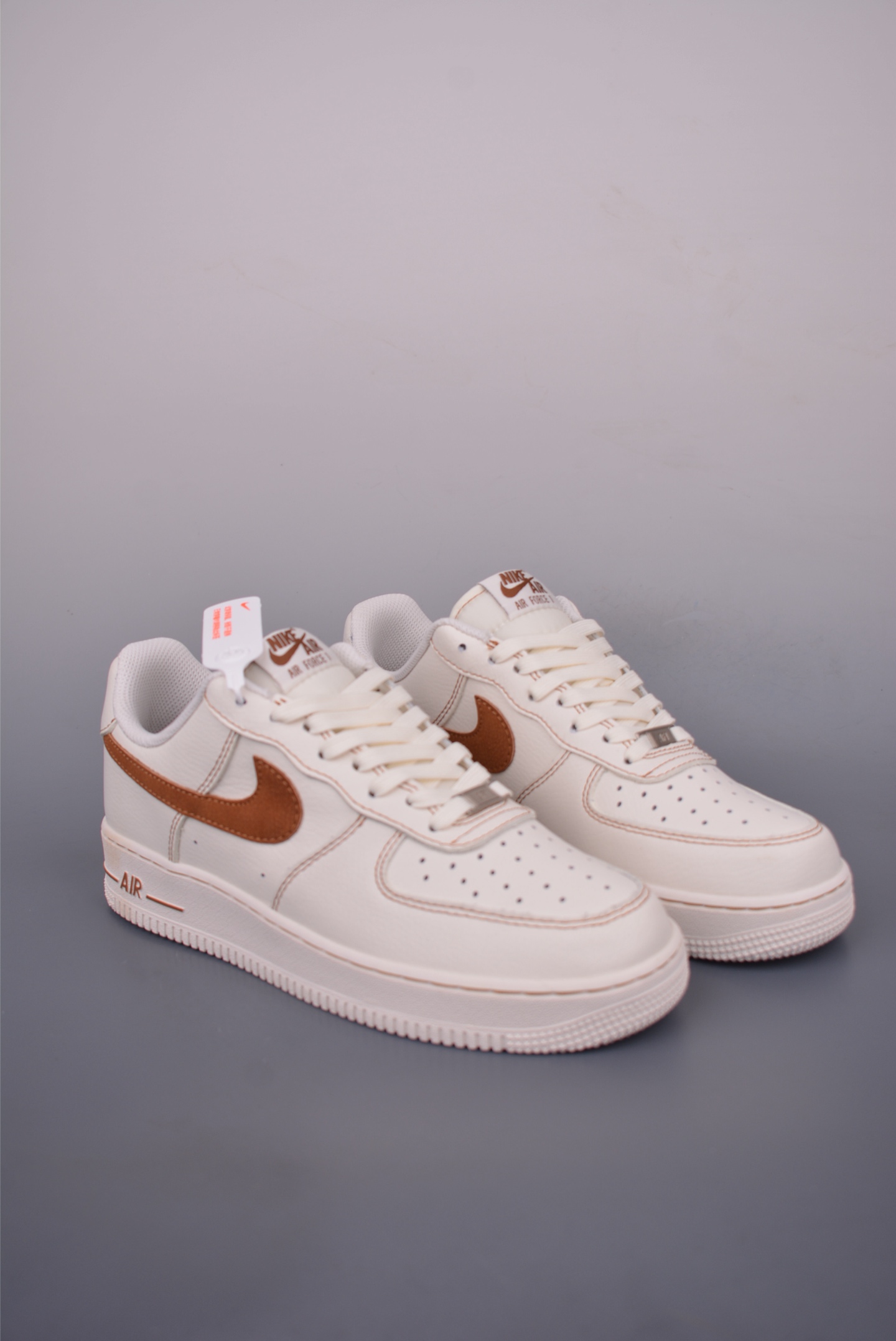 Nike Air Force 1 Low Ivory/Brown Retro Sneakers - Iconic Style & Comfort 1 i1751916259892 9651 0 0