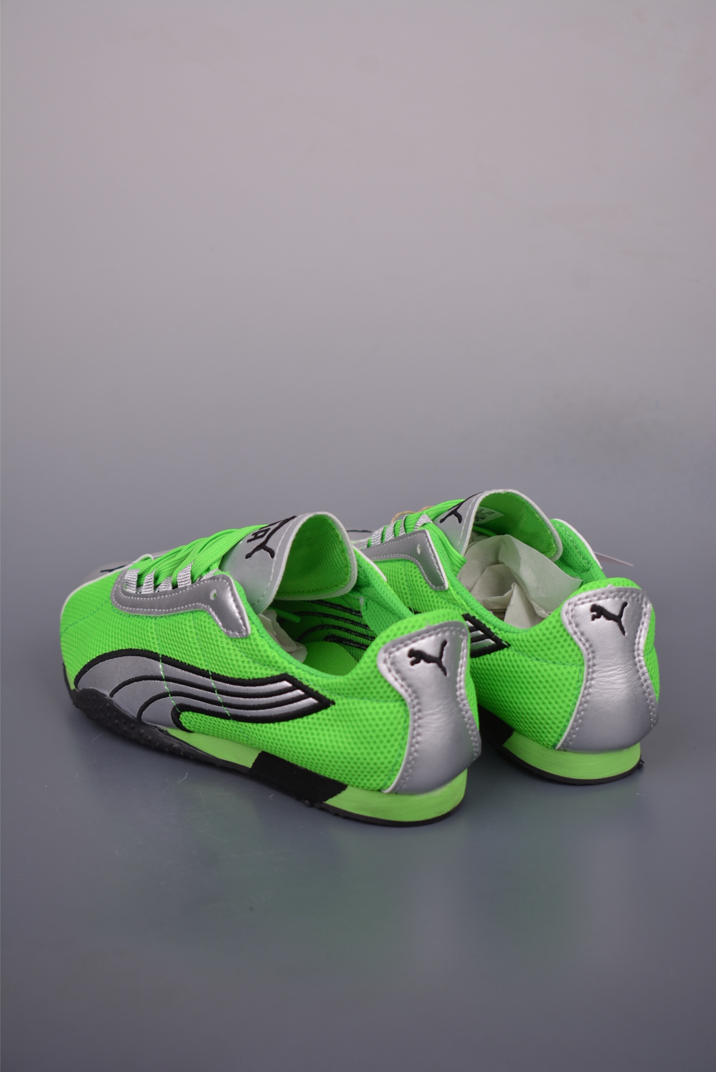 Puma H-Street Low-Top Green & Silver Sneakers Retro Style Breathable 3 i1751916458661 2405 0 1