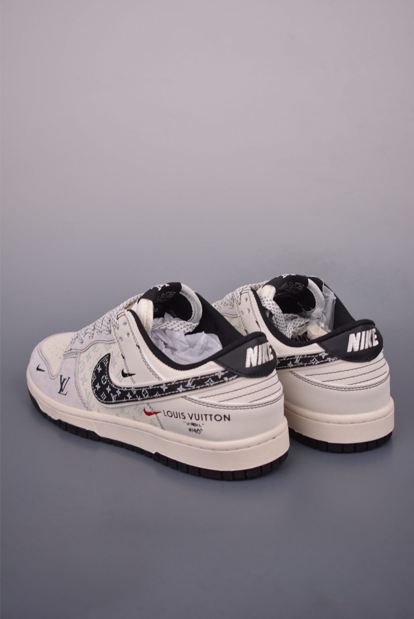 Nike SB Dunk Low Louis Vuitton Cream/Black Sneakers Size 36-45 3 i1751916795849 3085 0 1