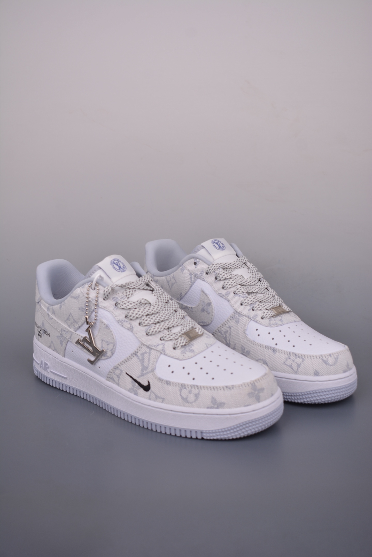 Nike Air Force 1 Low Louis Vuitton Sneakers White/Grey Unisex Size 36-45 2 i1752006627110 7511 0 0