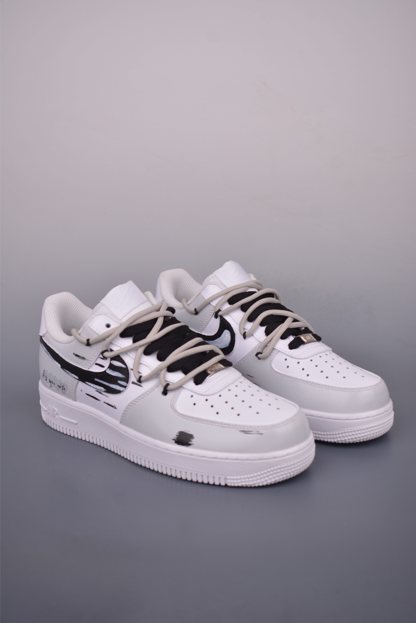 Nike Air Force 1 Low Graffiti White Grey Sneakers CW2288-111 1 i1752085372432 8599 0 0