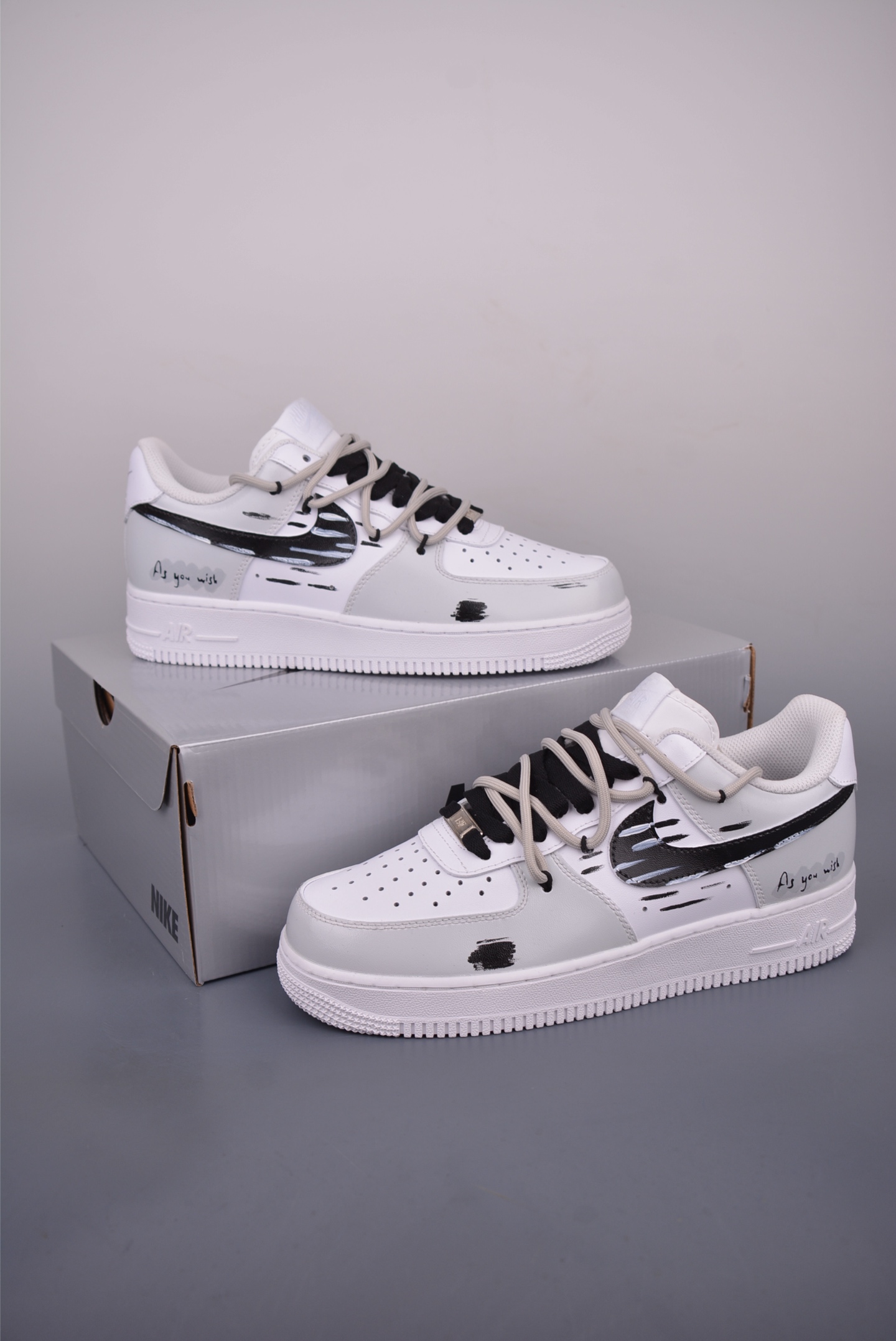Nike Air Force 1 Low Graffiti White Grey Sneakers CW2288-111 5 i1752085375744 6839 0 4