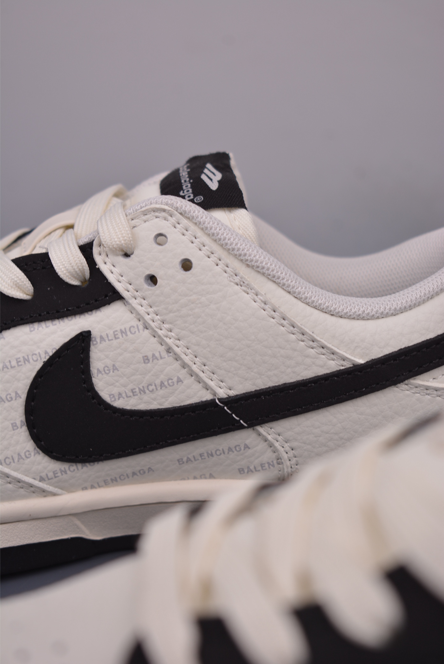 Nike SB Dunk Low Balenciaga Cream White Black Sneakers 9 i1752085646736 5375 0 7