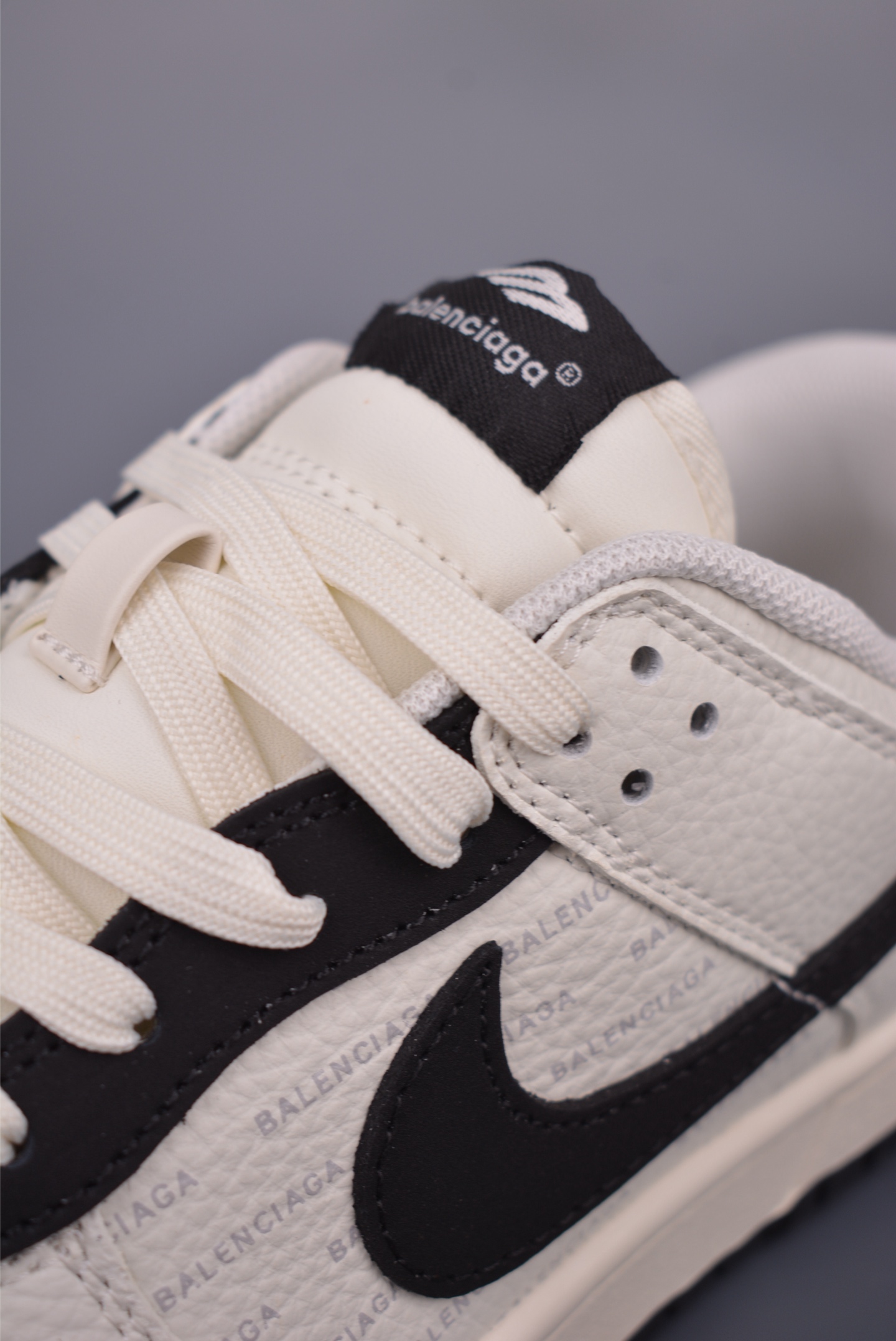 Nike SB Dunk Low Balenciaga Cream White Black Sneakers 8 i1752085650789 3998 0 6