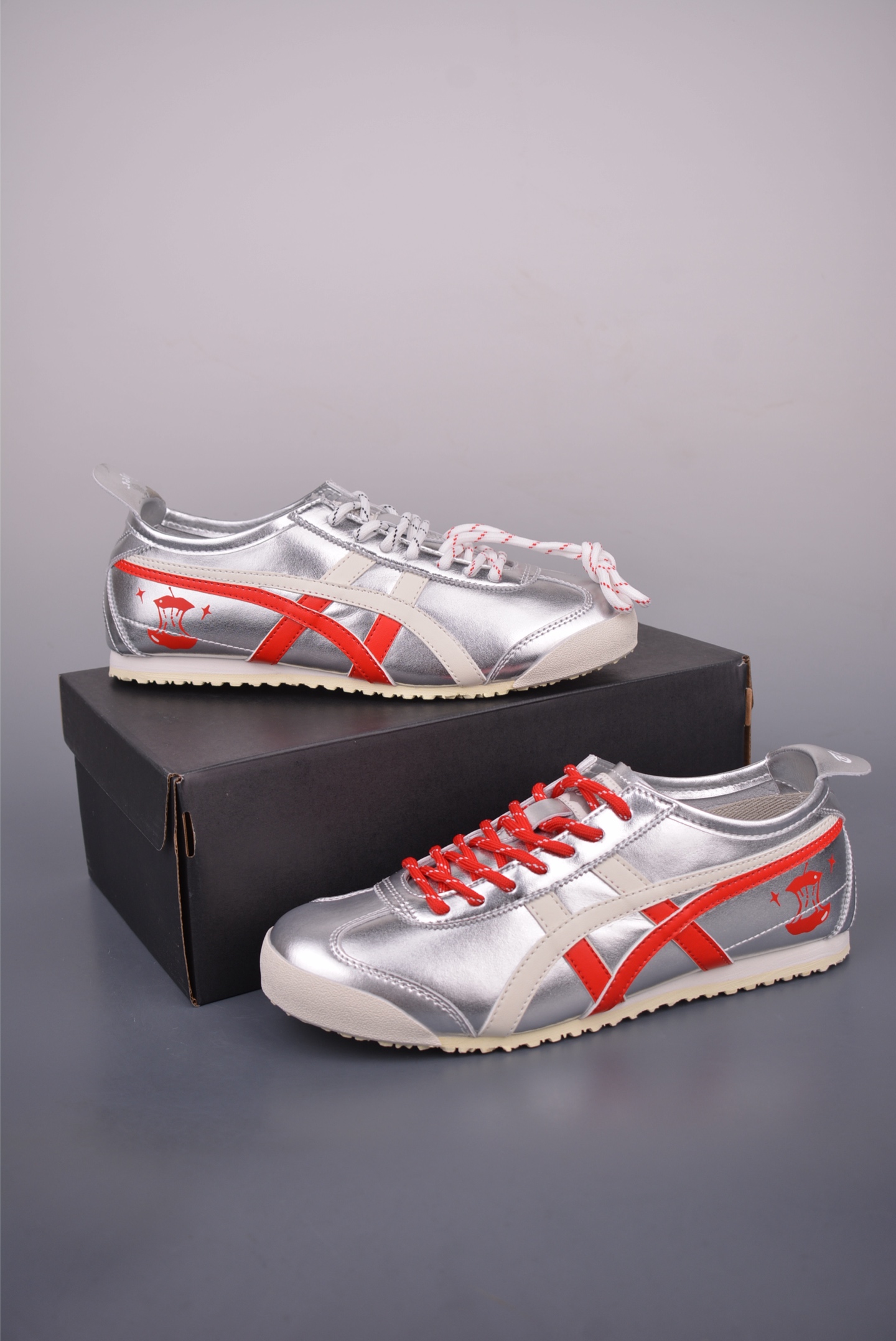 Onitsuka Tiger MEXICO 66 Silver & Red Accents, Comfortable and Stylish Shoes 6 i1752086165307 6558 0 4