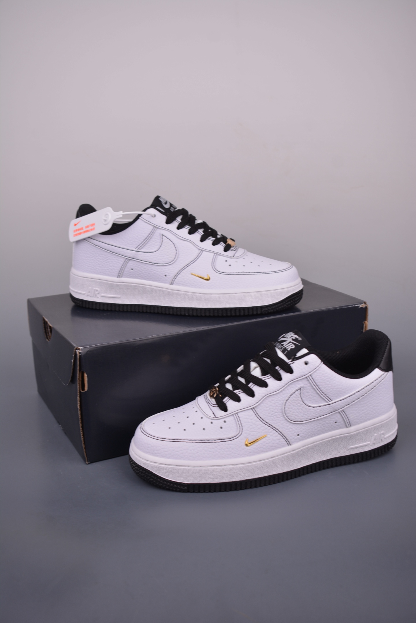 Nike Air Force 1 Low White Black Gold - Authentic Retro Style Sneakers 6 i1752086219023 7093 0 4