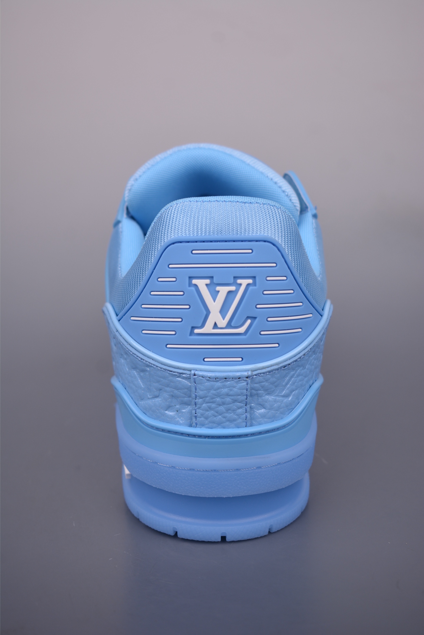 Louis Vuitton Trainer Sneaker Blue Leather Casual Shoes Low Top Sneakers 5 i1752087609794 8049 0 3