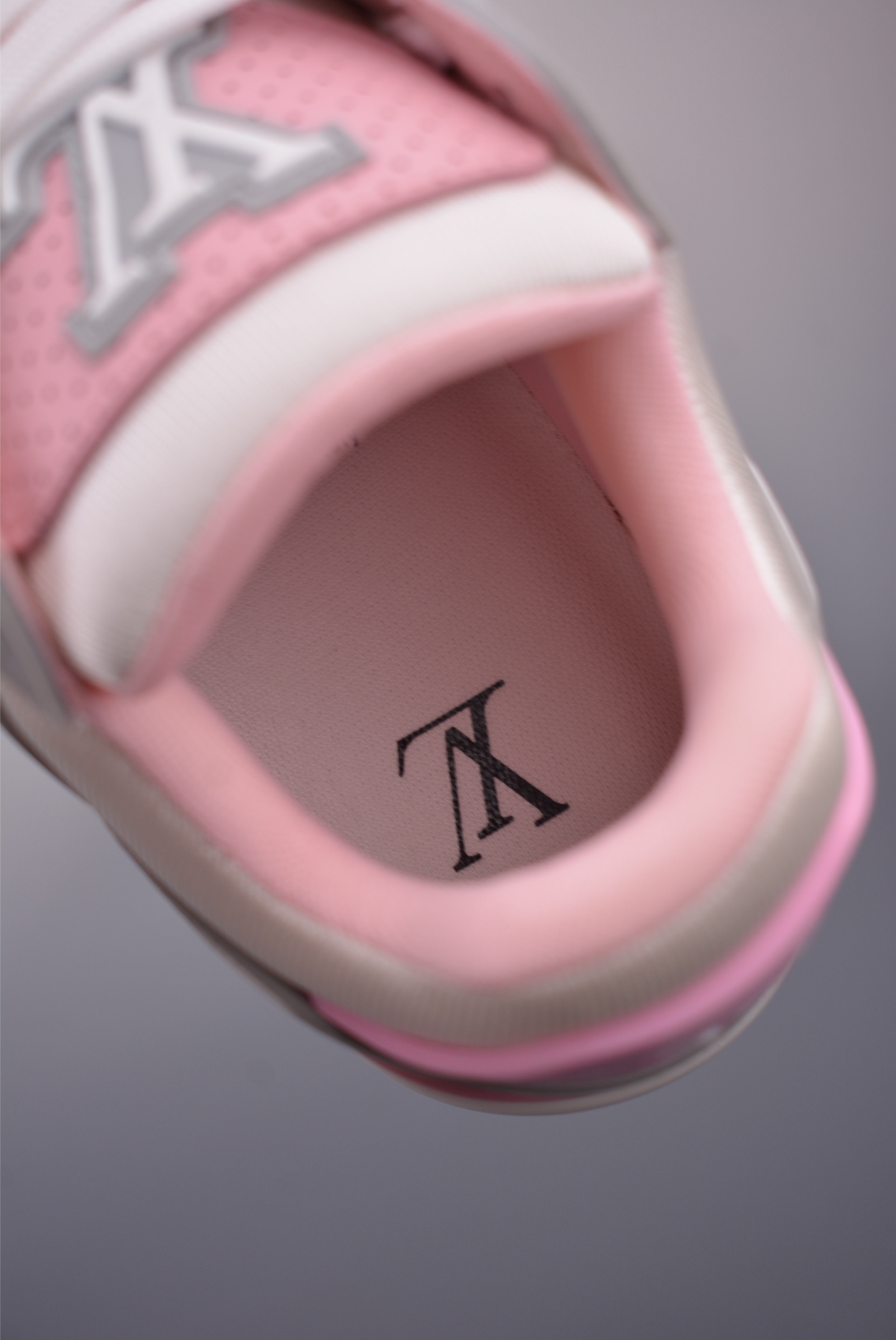 Louis Vuitton Trainer Sneaker Pink Leather, Comfortable & Stylish Shoes 10 i1752087648612 7304 0 8