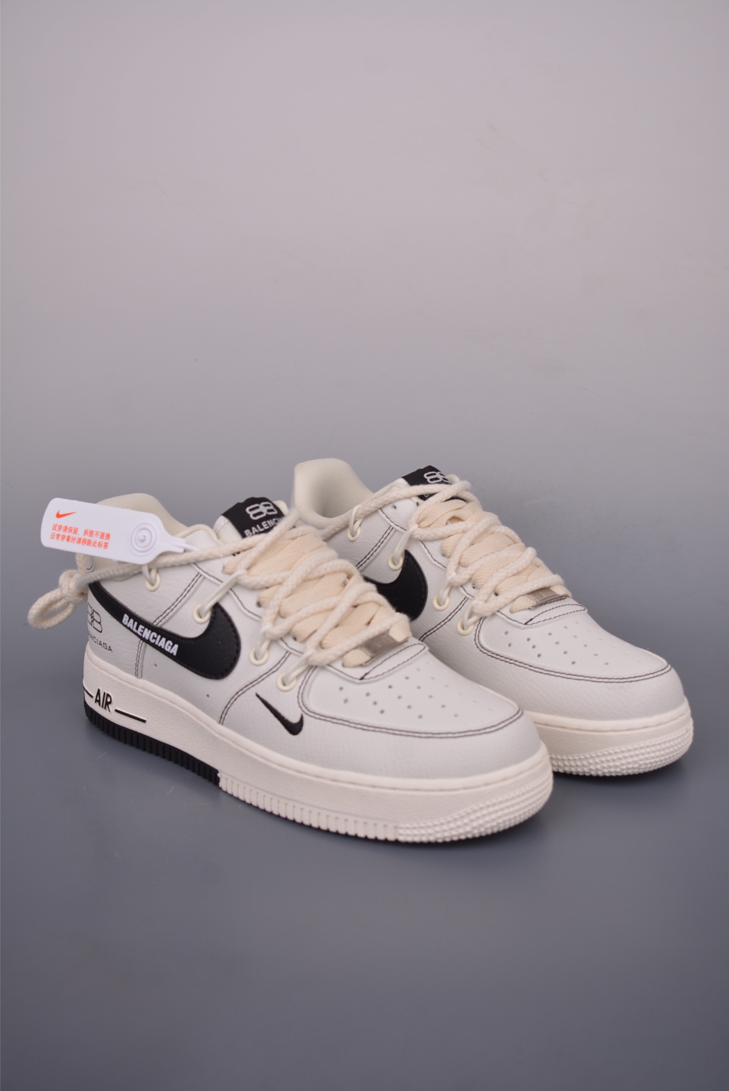 260 Nike Air Force 1 Low 巴黎世家联名 解构绑带 AM1588-019