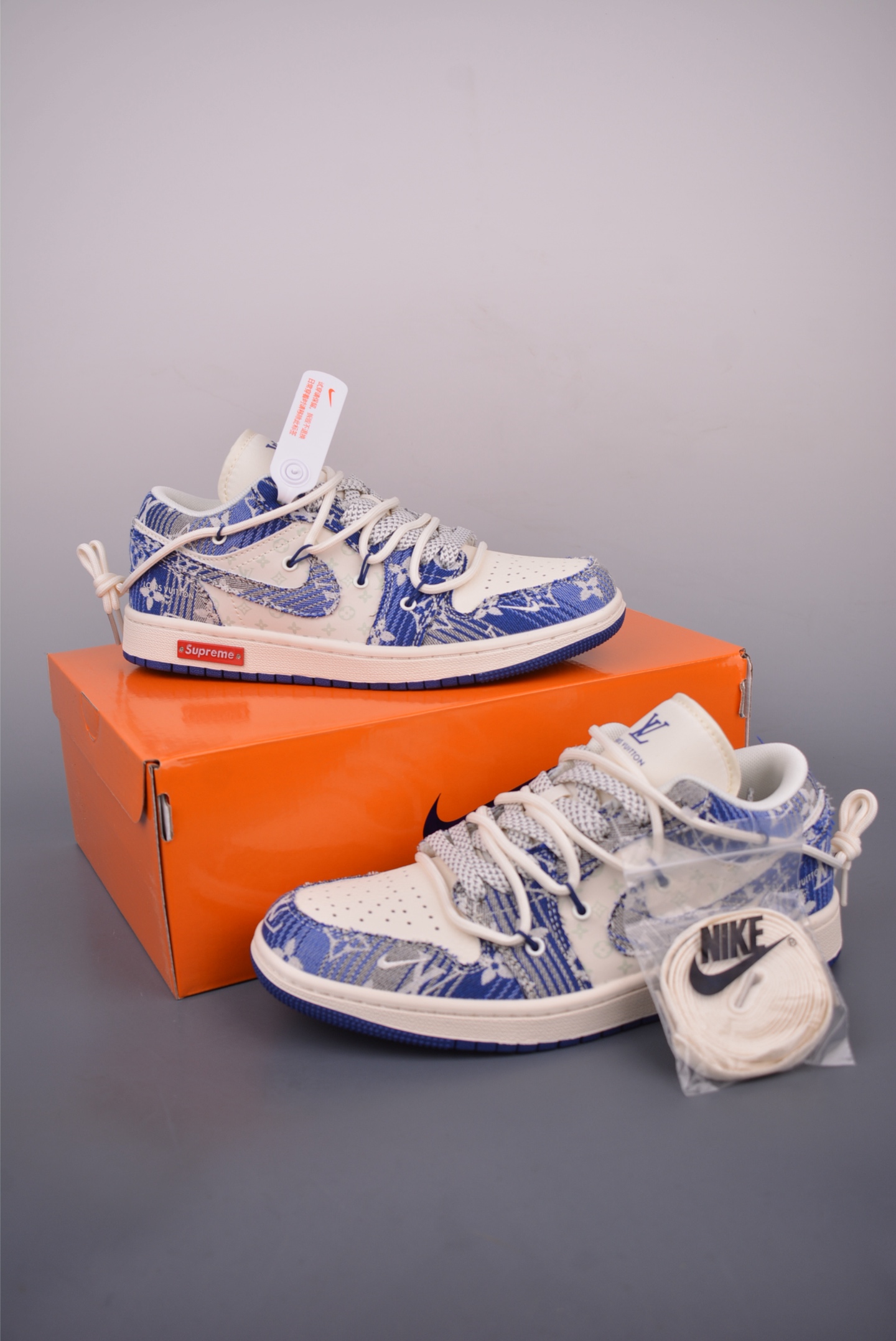 Nike Jordan Air Jordan 1 Supreme联名 解构绑带 YX5066-373-莆田鞋,莆田鞋货源,高仿鞋,高仿鞋货源,安福档口,莆田高仿鞋,莆田鞋批发,高仿鞋批发,莆田高仿运动鞋,高仿运动鞋,莆田运动鞋 Nike Jordan Air Jordan 1 Supreme联名 解构绑带 YX5066-373